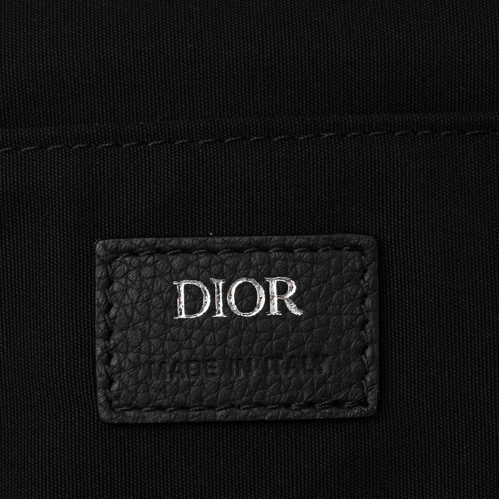 Christian Dior Oblique Calfskin Rider Backpack Black