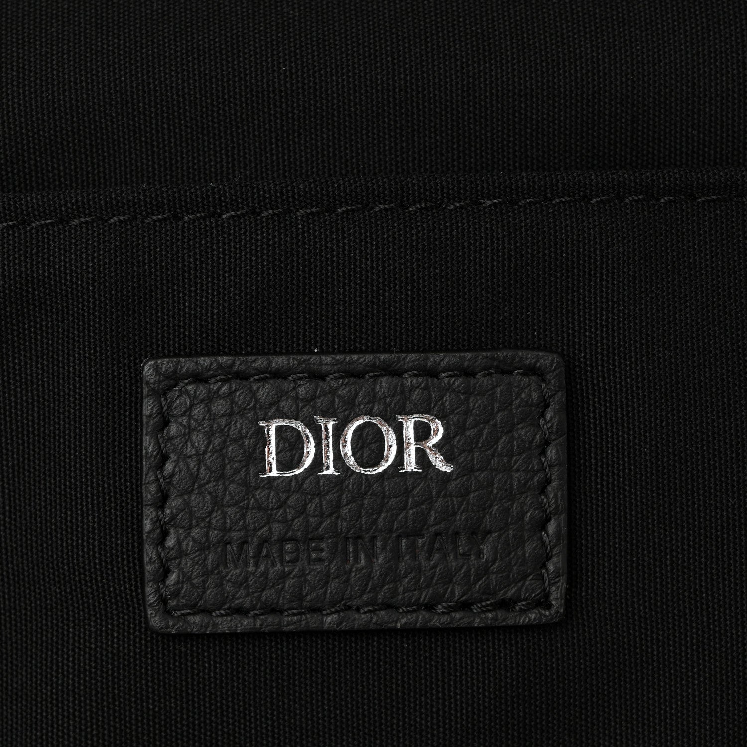 Christian Dior Oblique Calfskin Rider Backpack Black