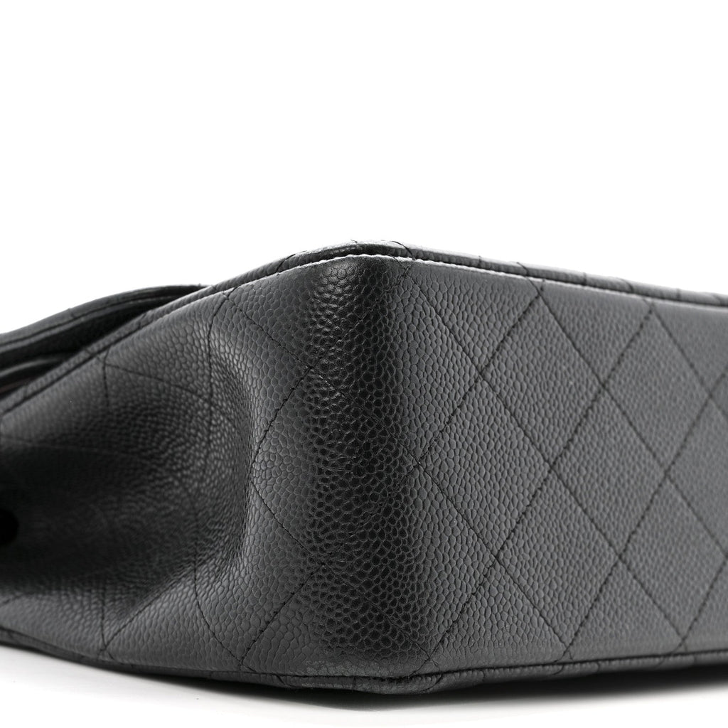 Chanel Caviar Quilted Jumbo Double Flap Black