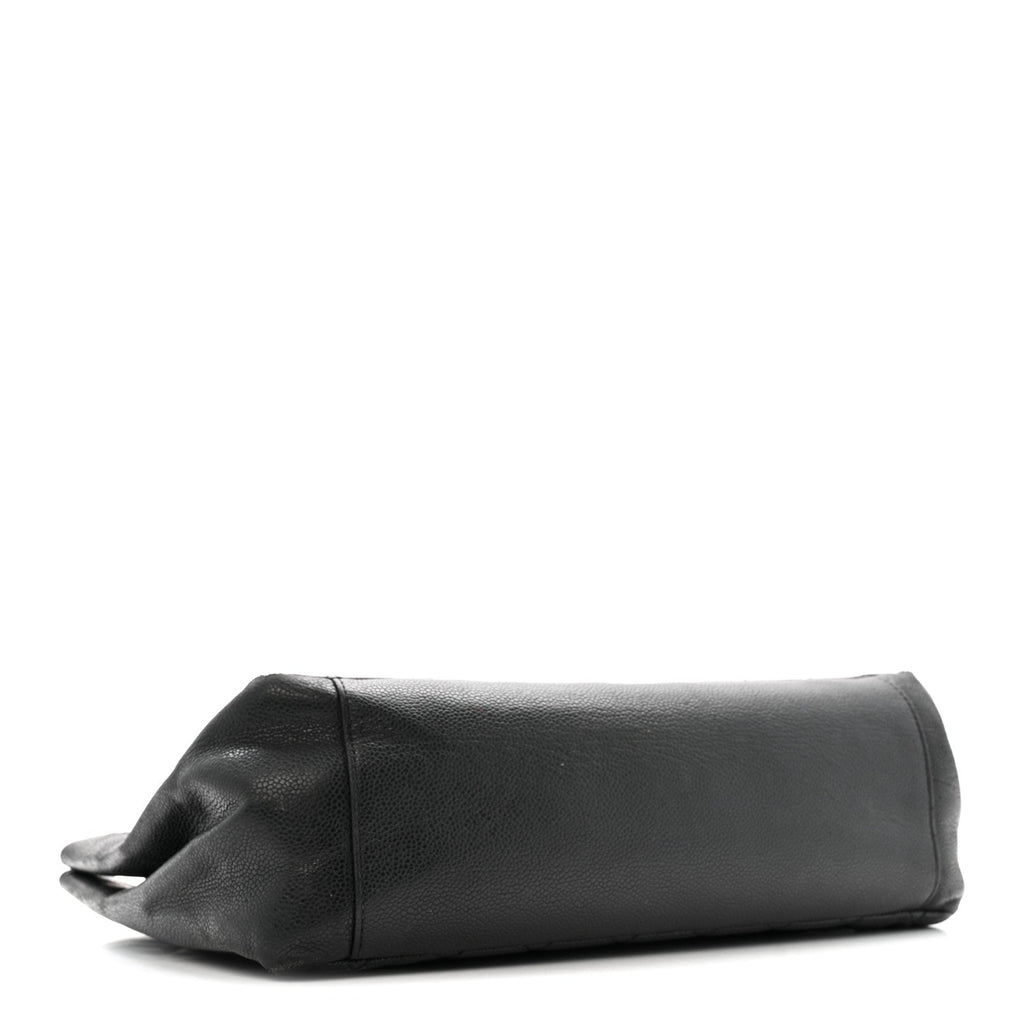 Chanel Caviar Quilted Grand Shopping Tote GST Black