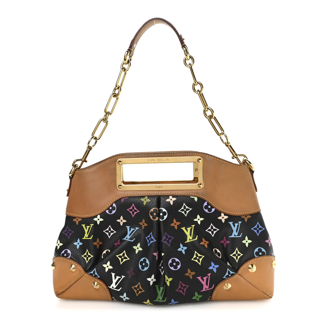 Louis Vuitton Monogram Multicolor Judy MM Black