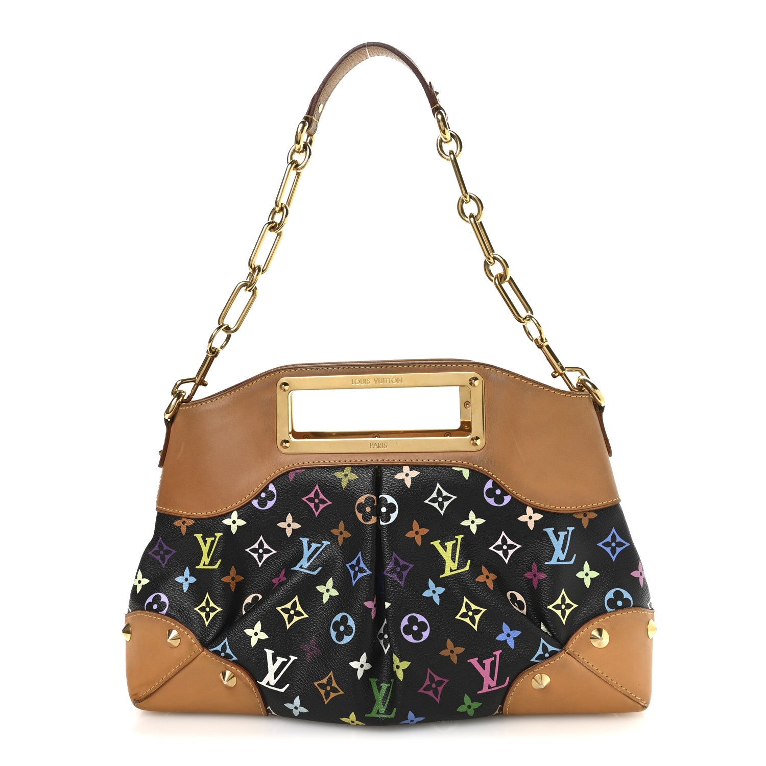Louis Vuitton Monogram Multicolor Judy MM Black