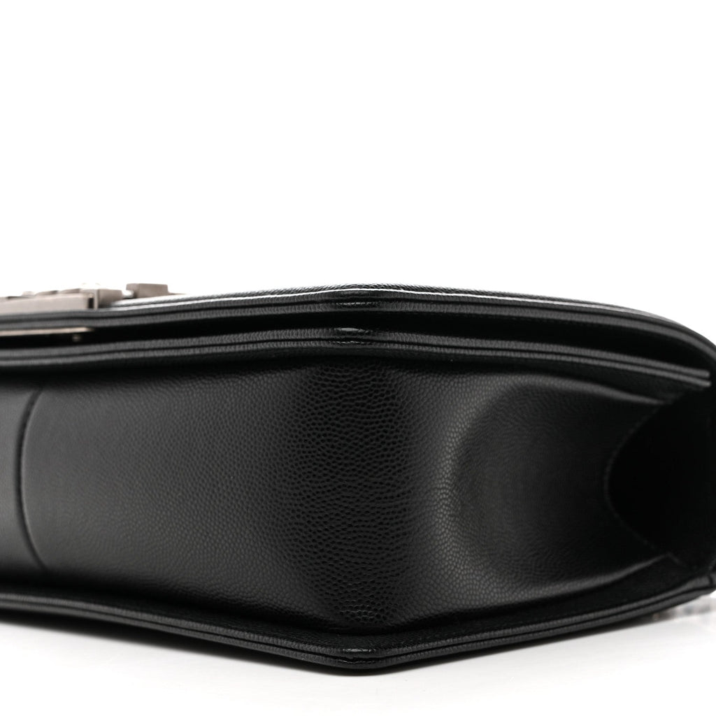 Chanel Caviar Quilted Medium Boy Flap Black