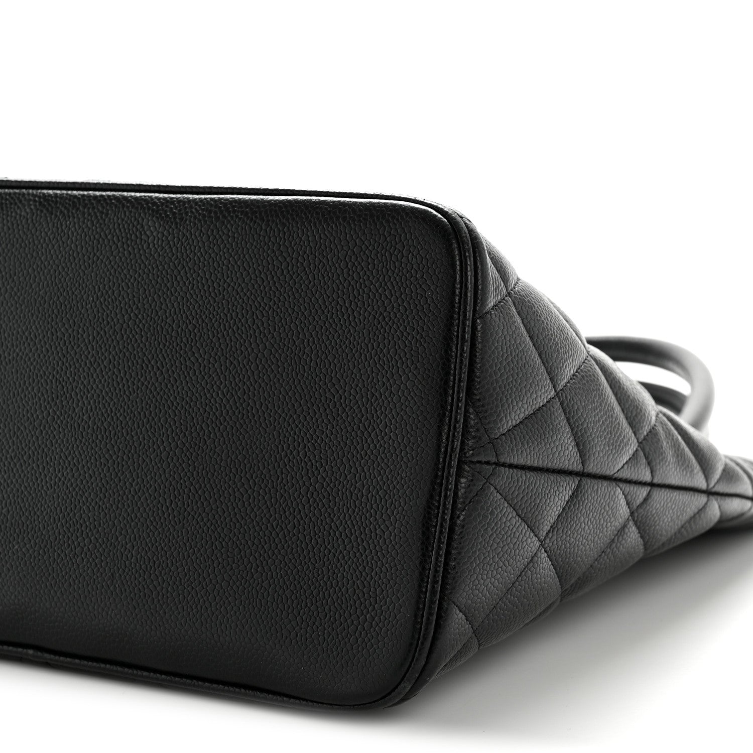 Chanel Caviar Quilted Medallion Tote Black