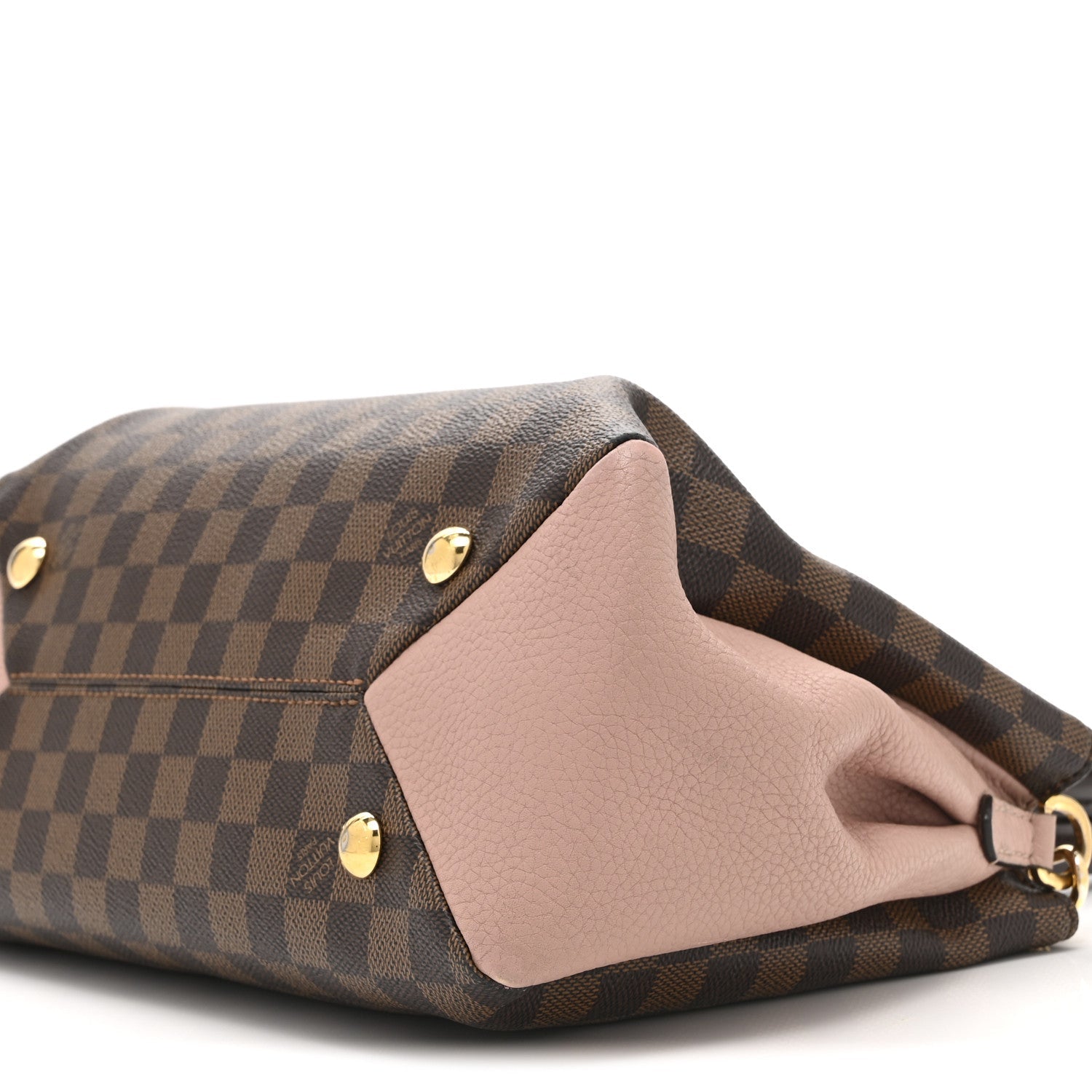 Louis Vuitton Damier Ebene Cuir Taurillon Brittany Magnolia