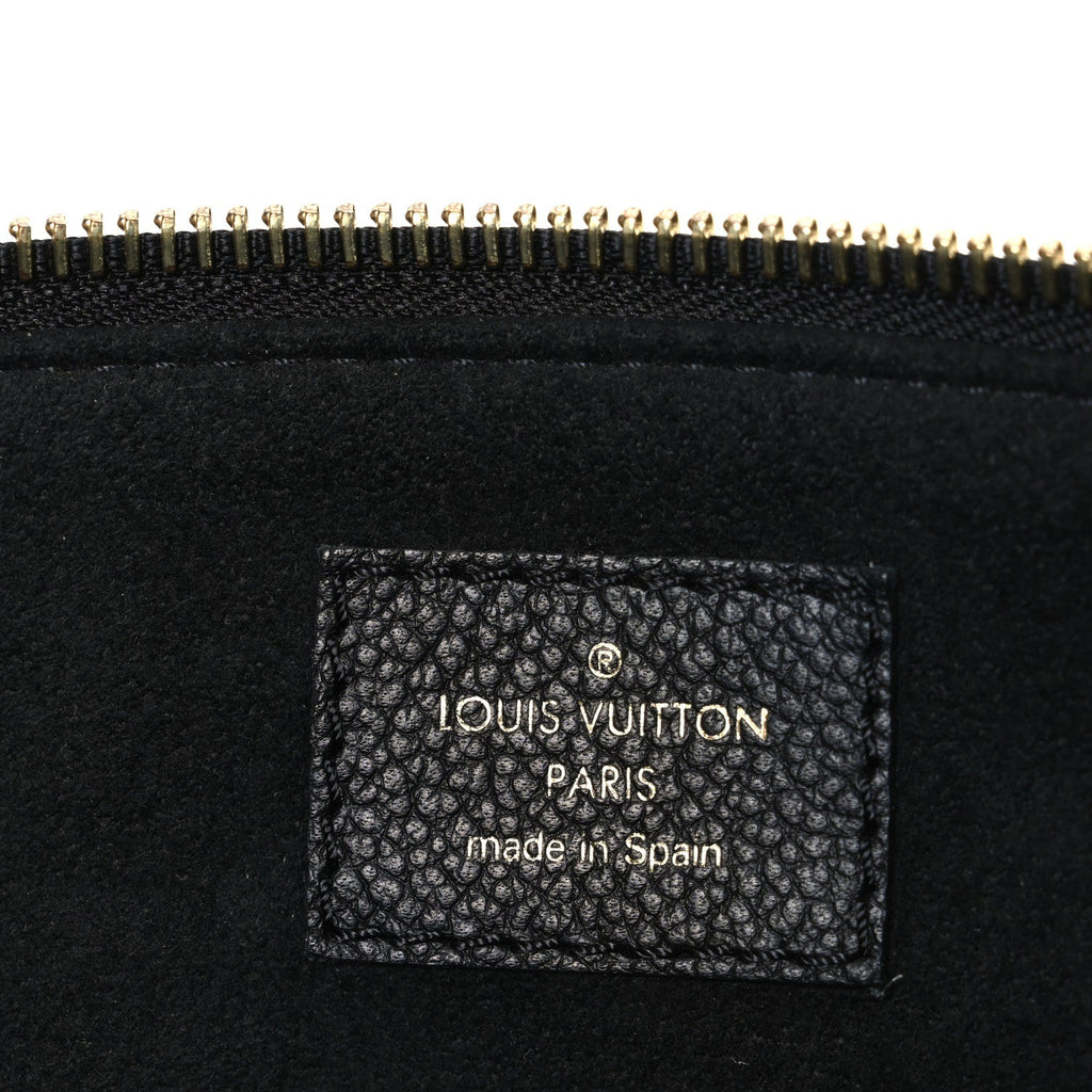 Louis Vuitton Empreinte Monogram Giant Petit Palais Black Beige