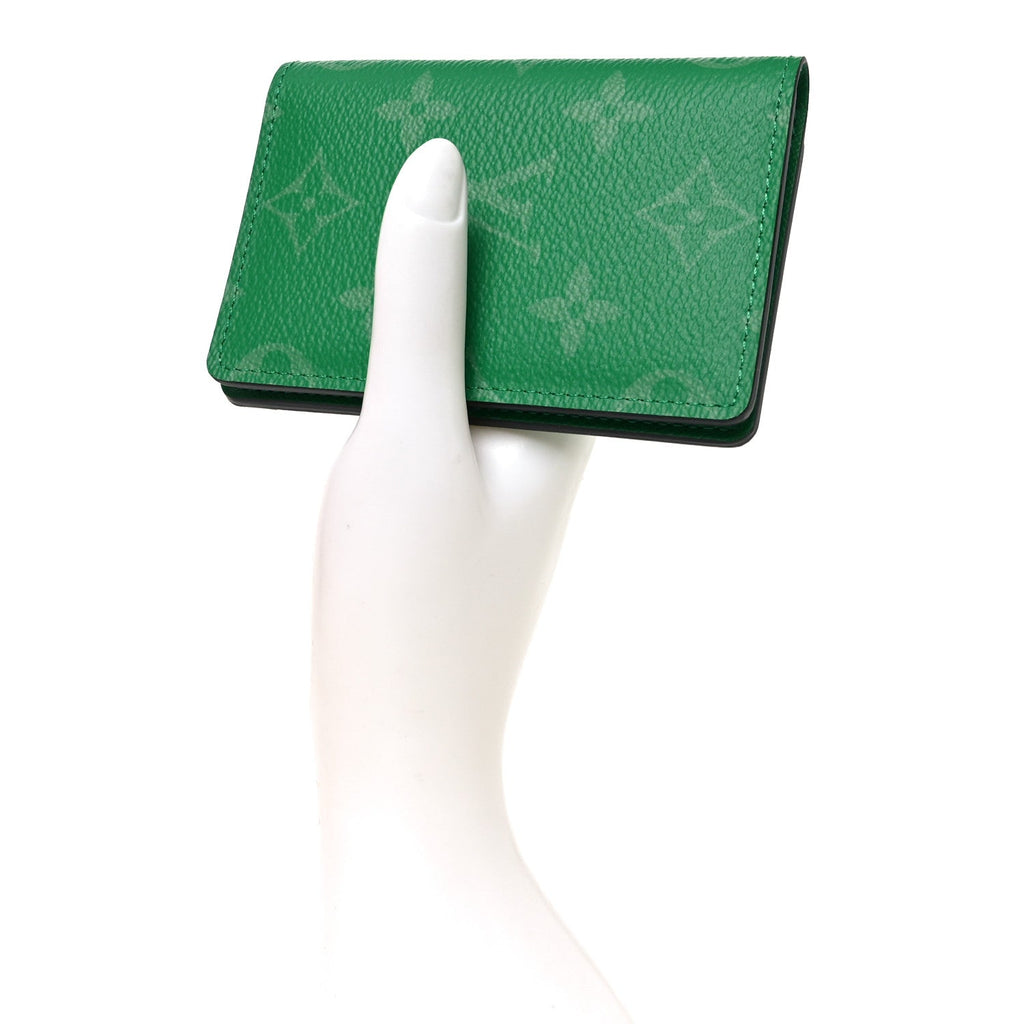 Louis Vuitton Taigarama Pocket Organizer NM Cactus Green