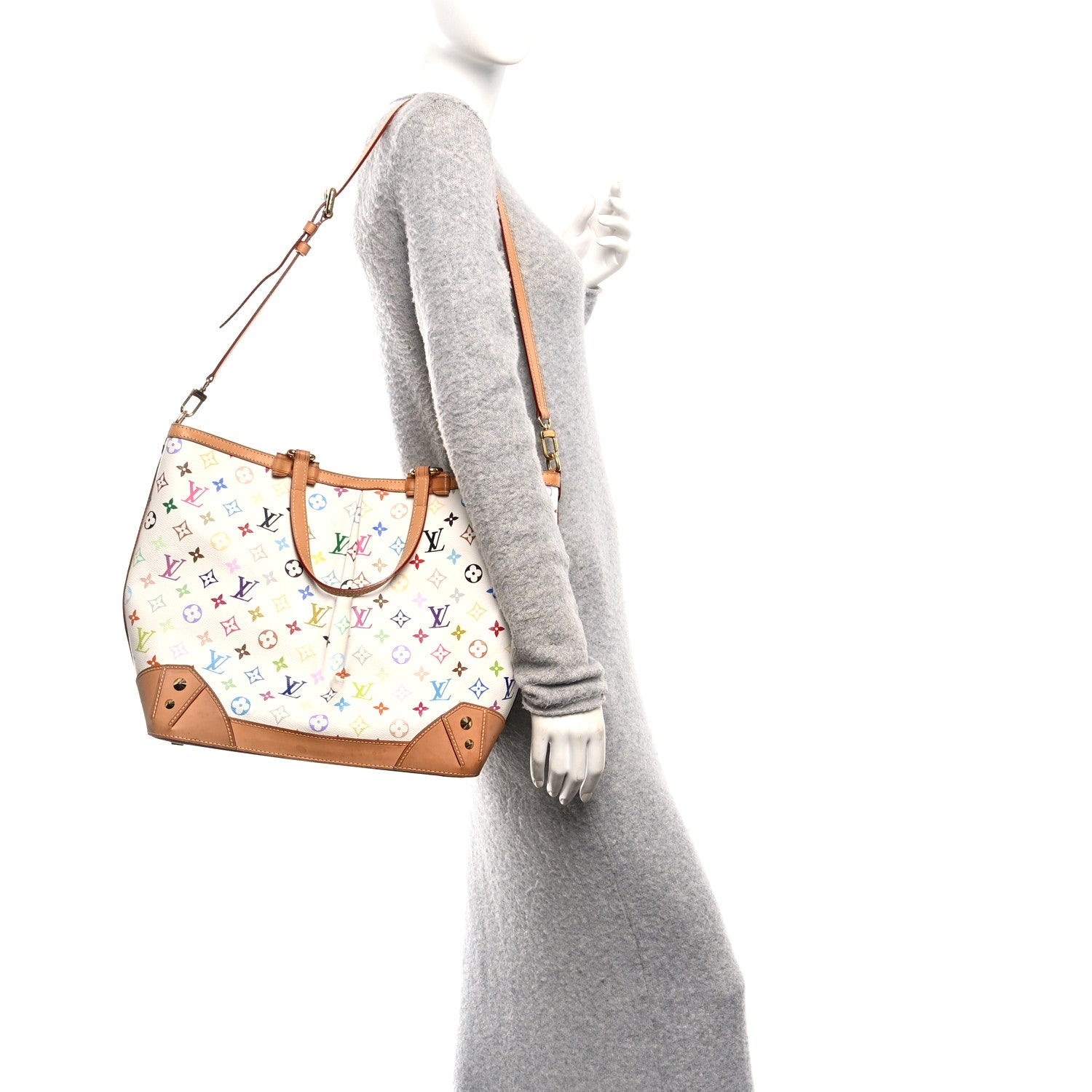 Louis Vuitton Monogram Multicolor Sharleen MM White