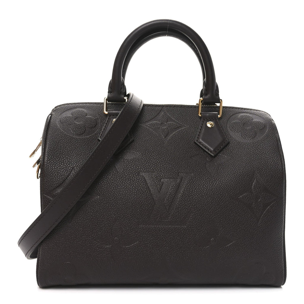 Louis Vuitton Empreinte Monogram Giant Speedy Bandouliere 25 Chocolate