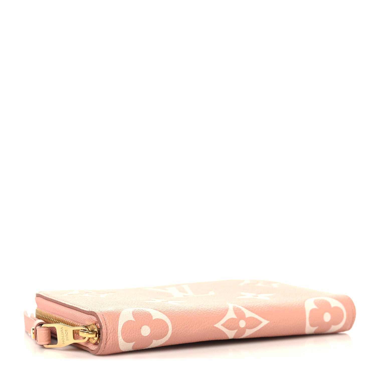 Louis Vuitton Empreinte Monogram Giant Zippy Wallet Rose Trianon Creme