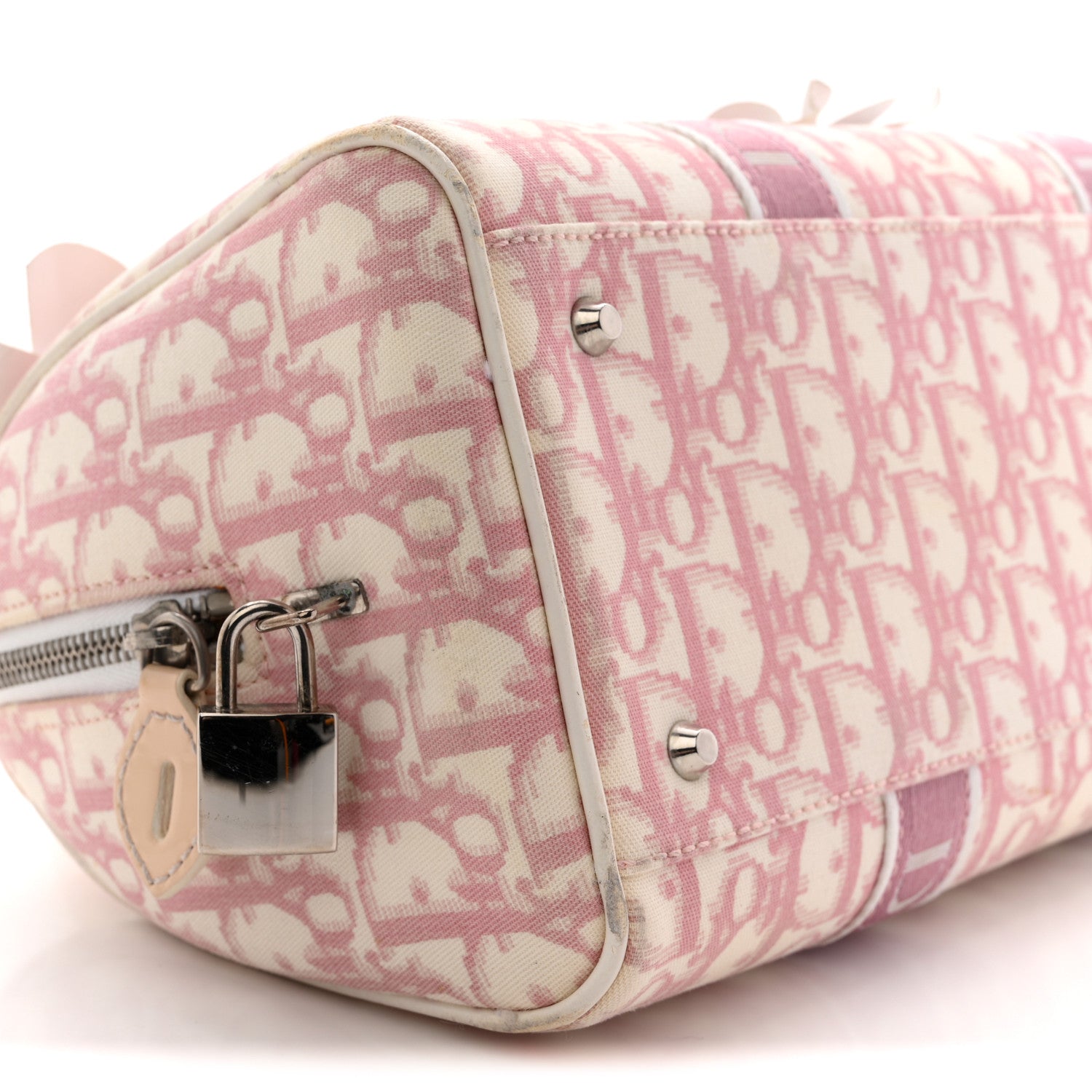 Christian Dior Monogram Girly Boston Pink