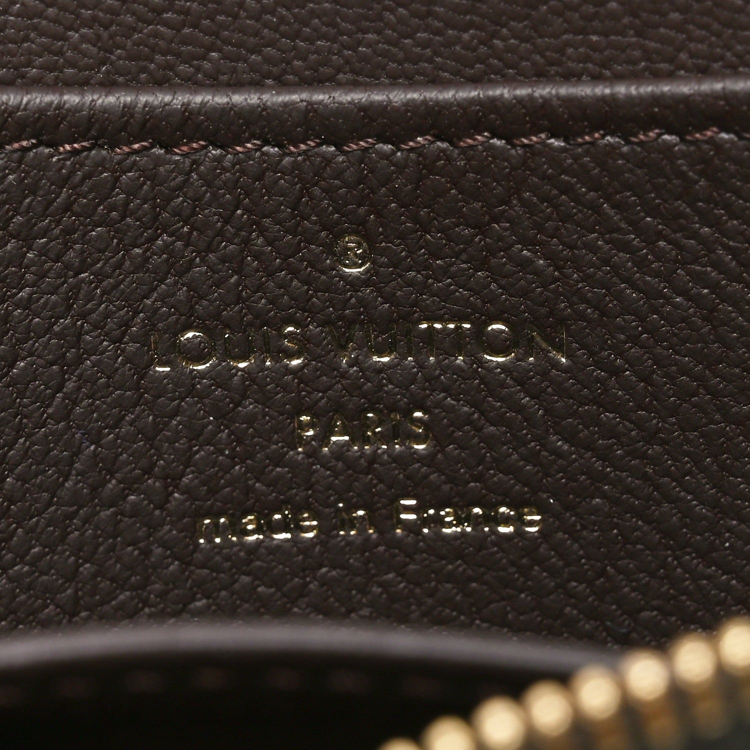 Louis Vuitton Snakeskin Monogram Zippy Padlock Coin Purse Brown