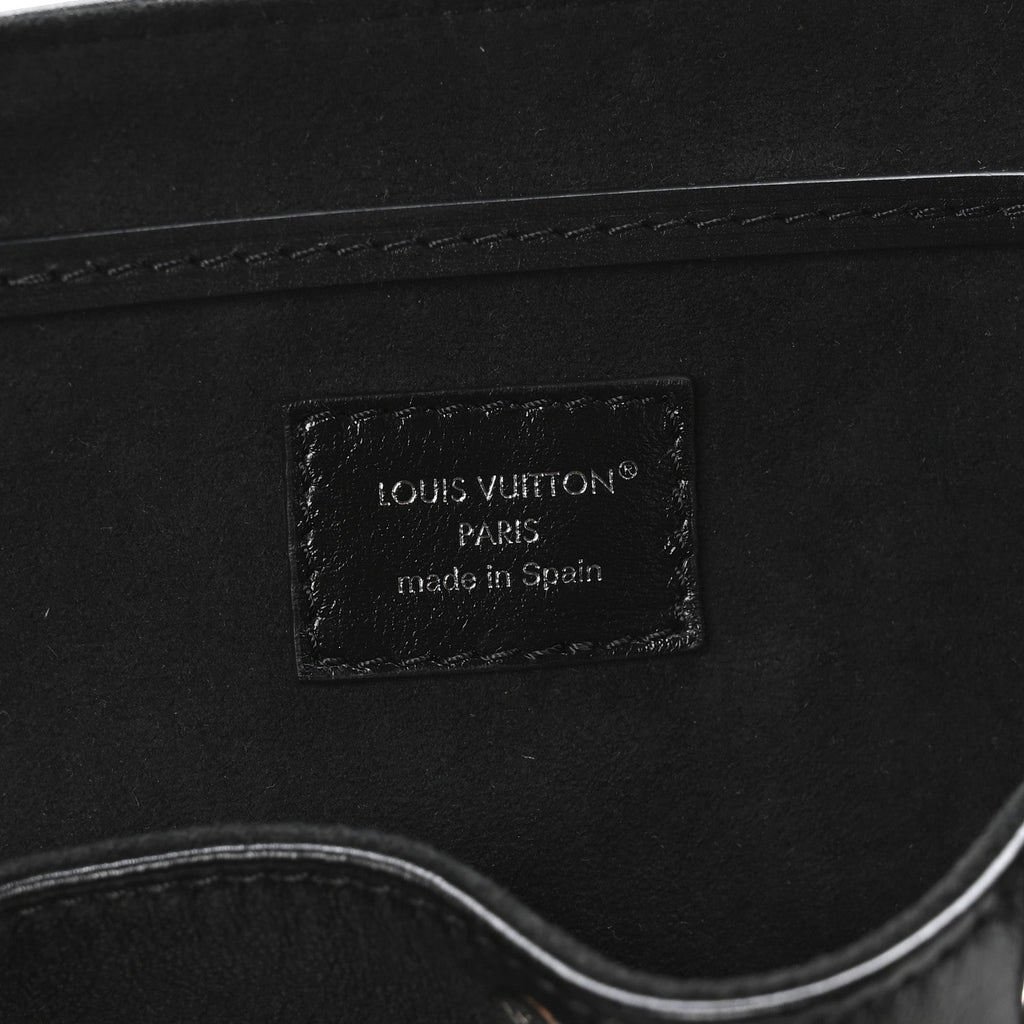 Louis Vuitton Lambskin Monogram Montsouris Vibe PM Black