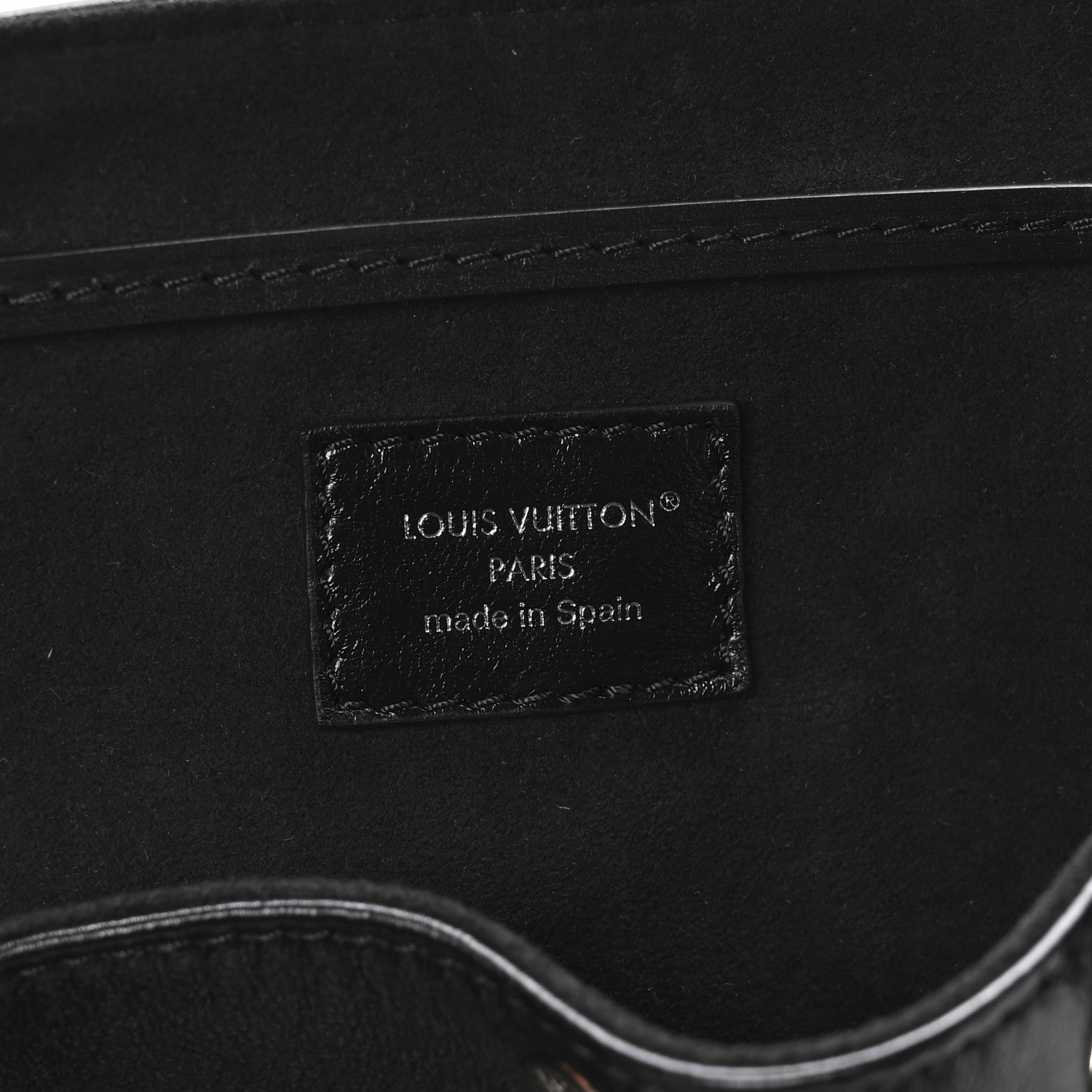 Louis Vuitton Lambskin Monogram Montsouris Vibe PM Black