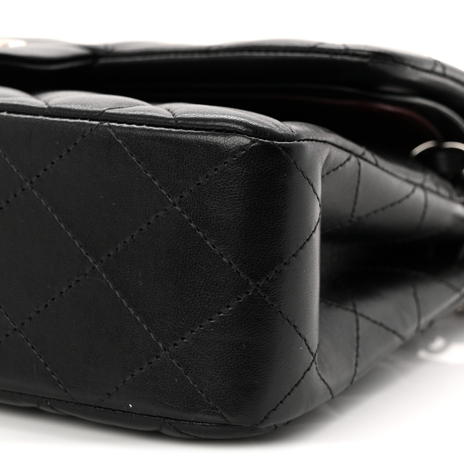 Chanel Lambskin Quilted Small Double Flap Black