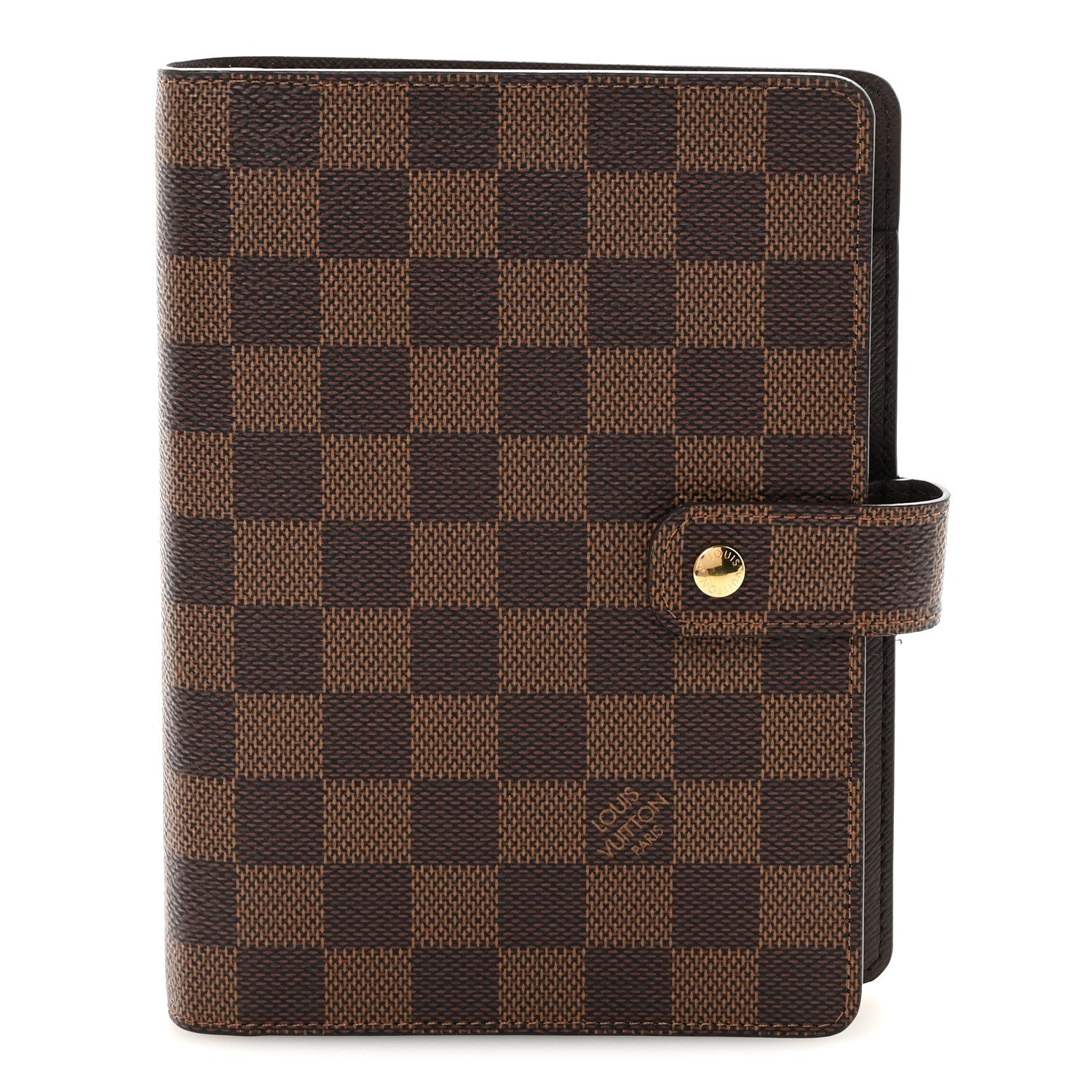 Louis Vuitton Damier Ebene Medium Ring Agenda Cover