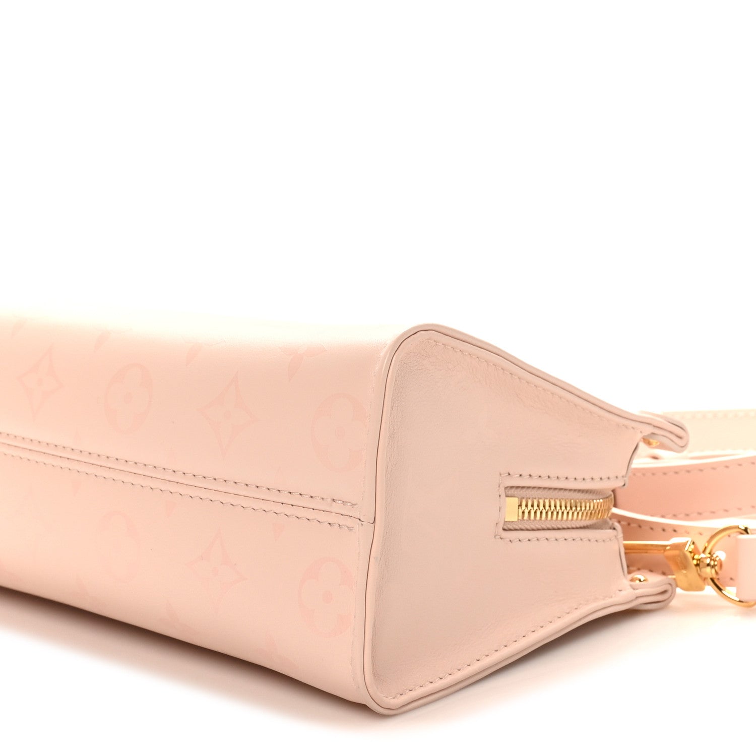 Louis Vuitton Calfskin OnTheGo East West Pearl Pink