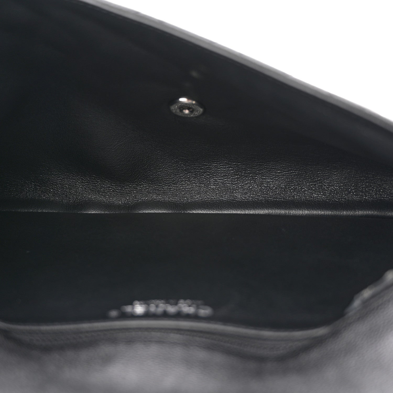 Chanel Caviar Quilted Flap Clutch Black