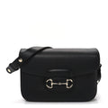 Gucci Ciny Lux Calfskin Horsebit 1955 Soft Small Shoulder Bag Black