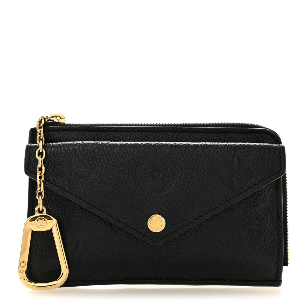 Louis Vuitton Empreinte Recto Verso Card Holder Black