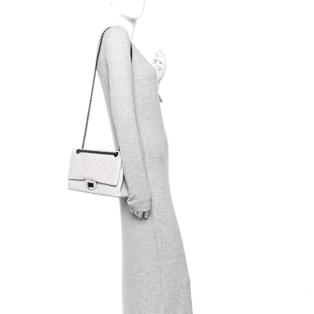 Chanel Aged Calfskin 2.55 Reissue 226 Flap White