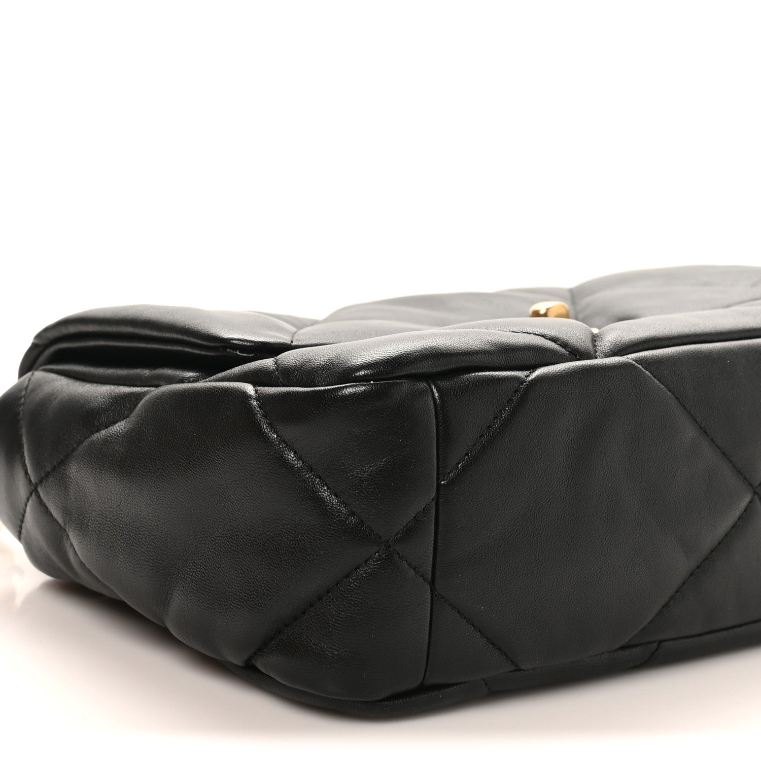 Chanel Lambskin Quilted Medium Chanel 19 Flap Black