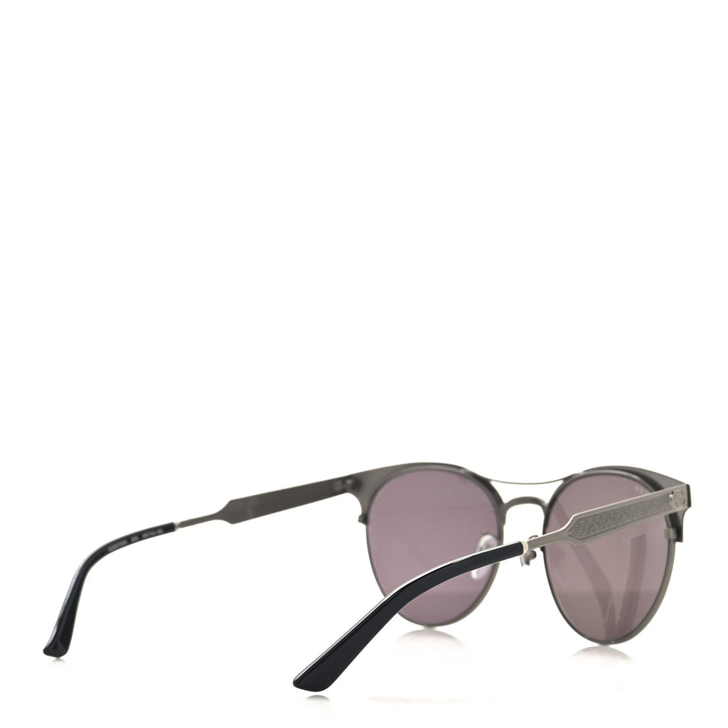 Gucci Metal Round GG0075SK Sunglasses Silver