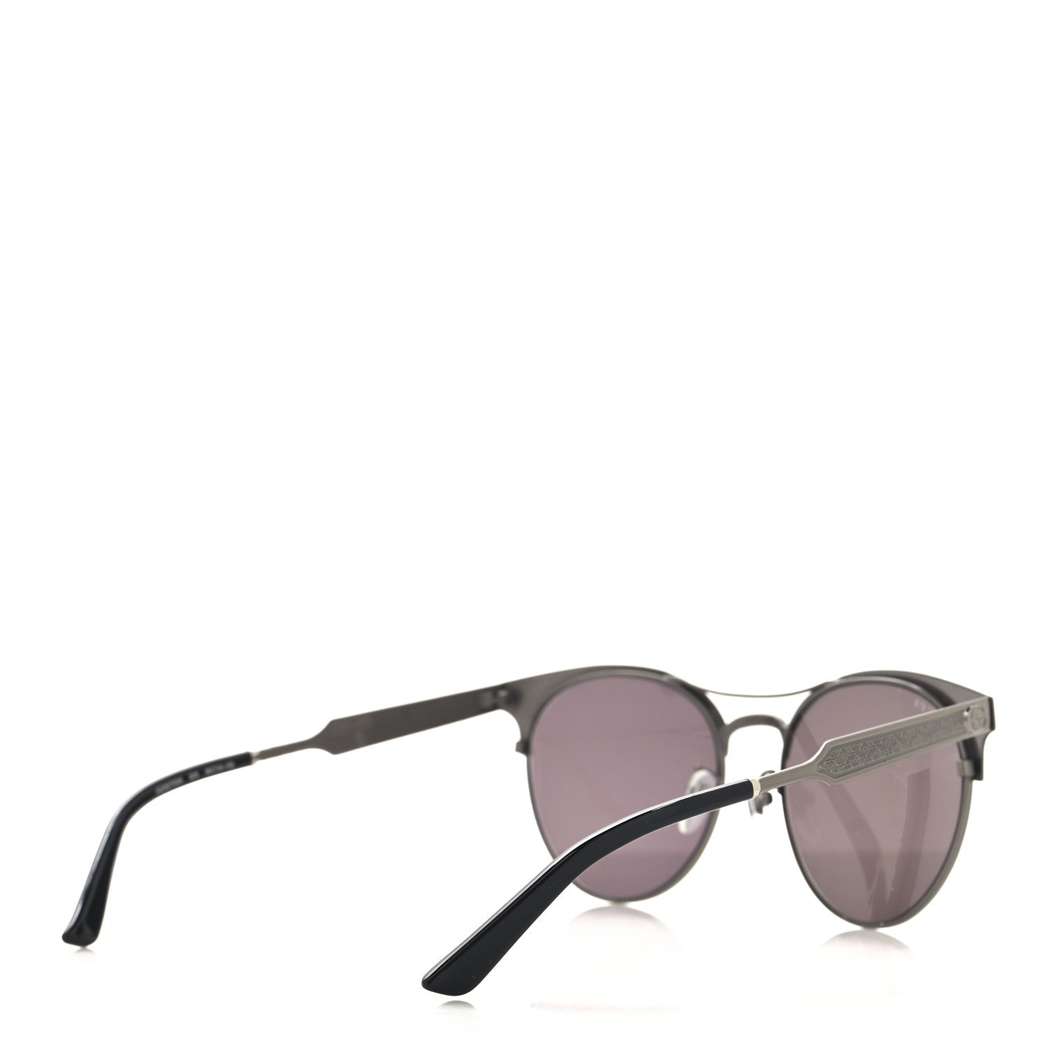 Gucci Metal Round GG0075SK Sunglasses Silver