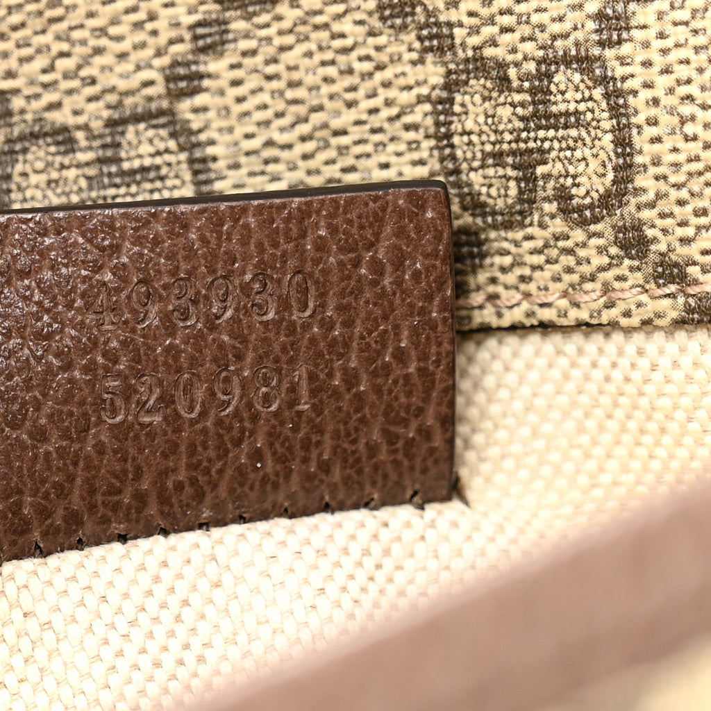 Gucci GG Supreme Monogram Neo Vintage Web Belt Bag Brown