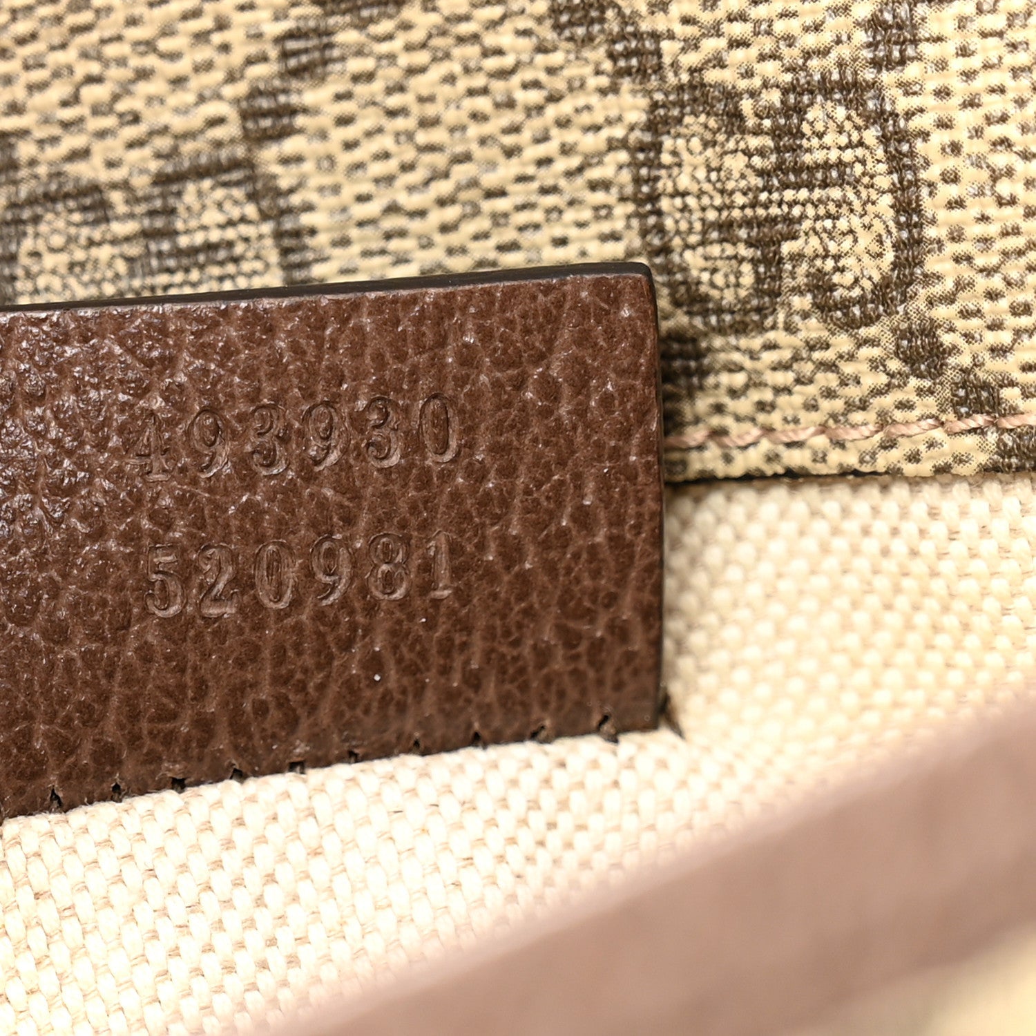 Gucci GG Supreme Monogram Neo Vintage Web Belt Bag Brown