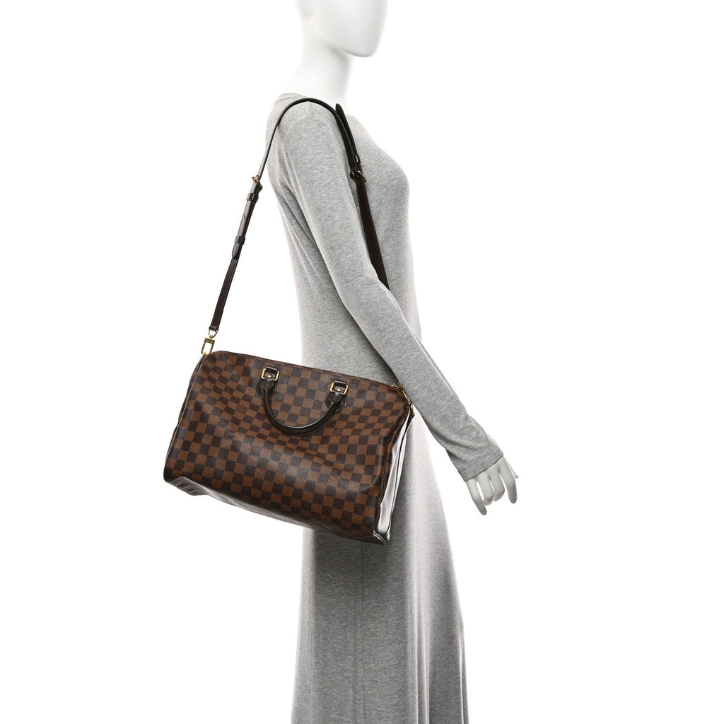 Louis Vuitton Damier Ebene Speedy Bandouliere 35