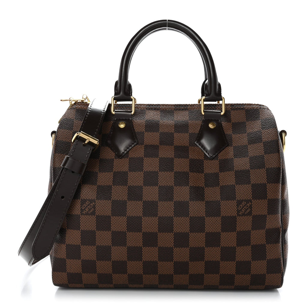 Louis Vuitton Damier Ebene Speedy Bandouliere 25