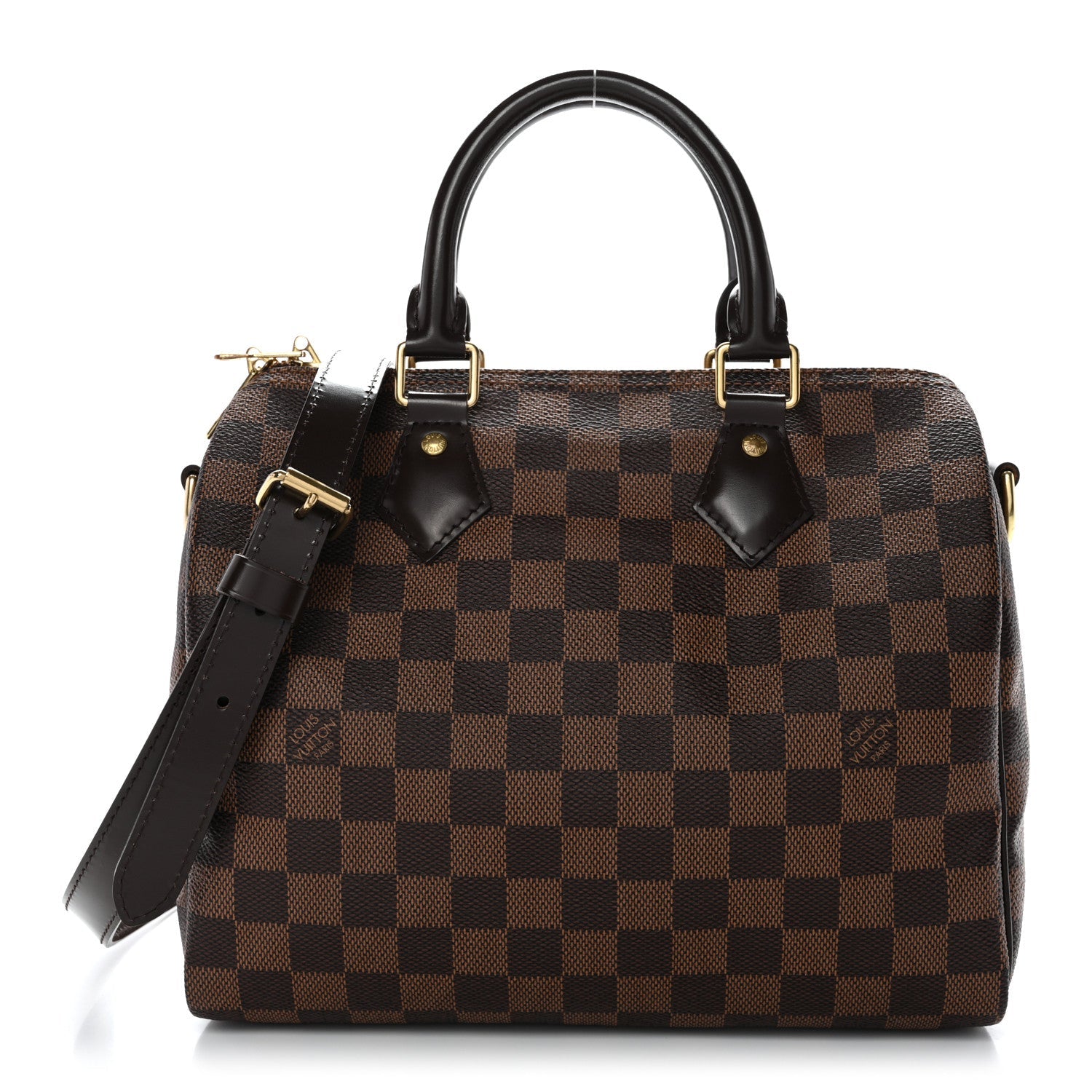 Louis Vuitton Damier Ebene Speedy Bandouliere 25
