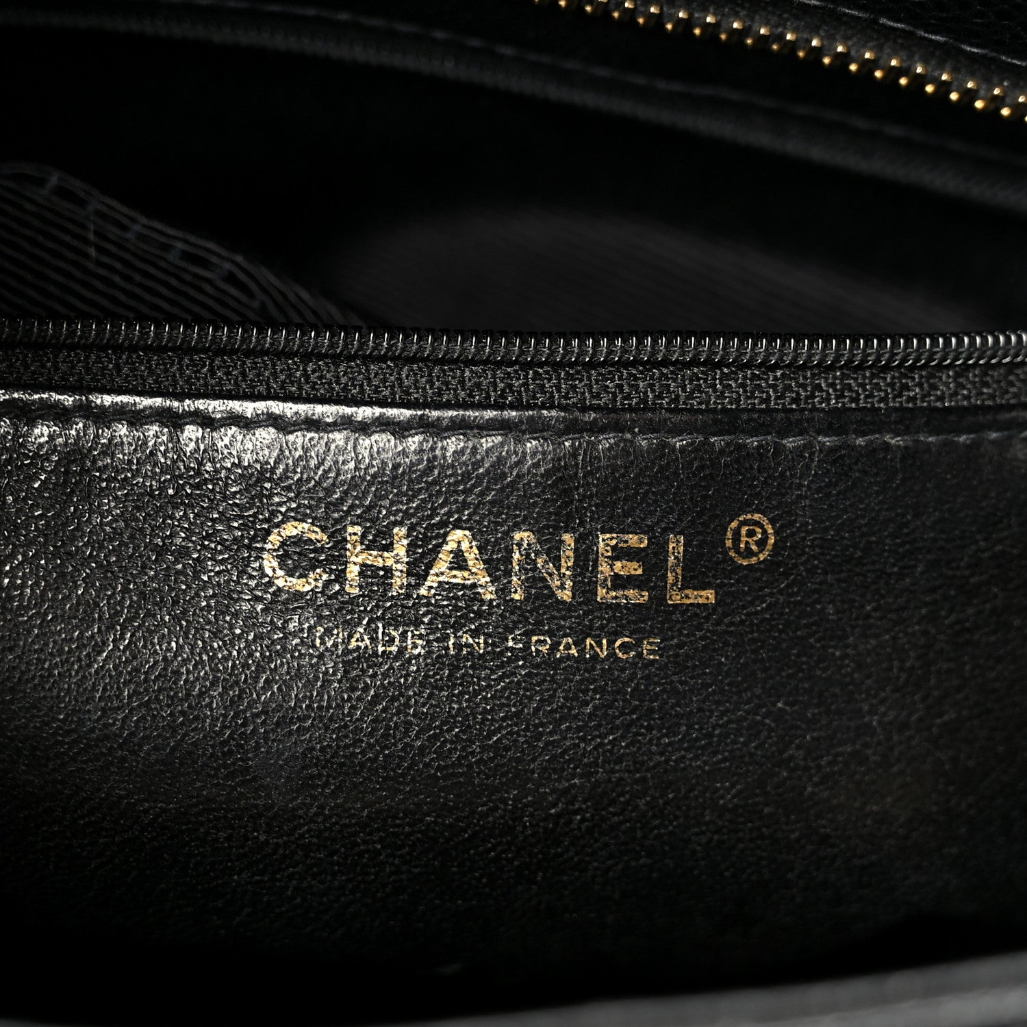 Chanel Caviar Quilted Medallion Tote Black