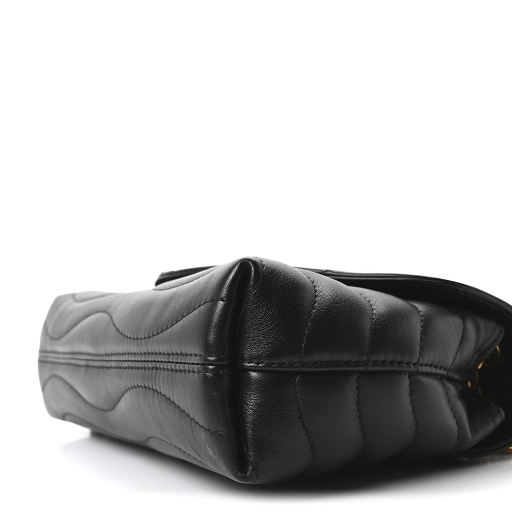 Louis Vuitton Calfskin LV New Wave Chain Bag Black