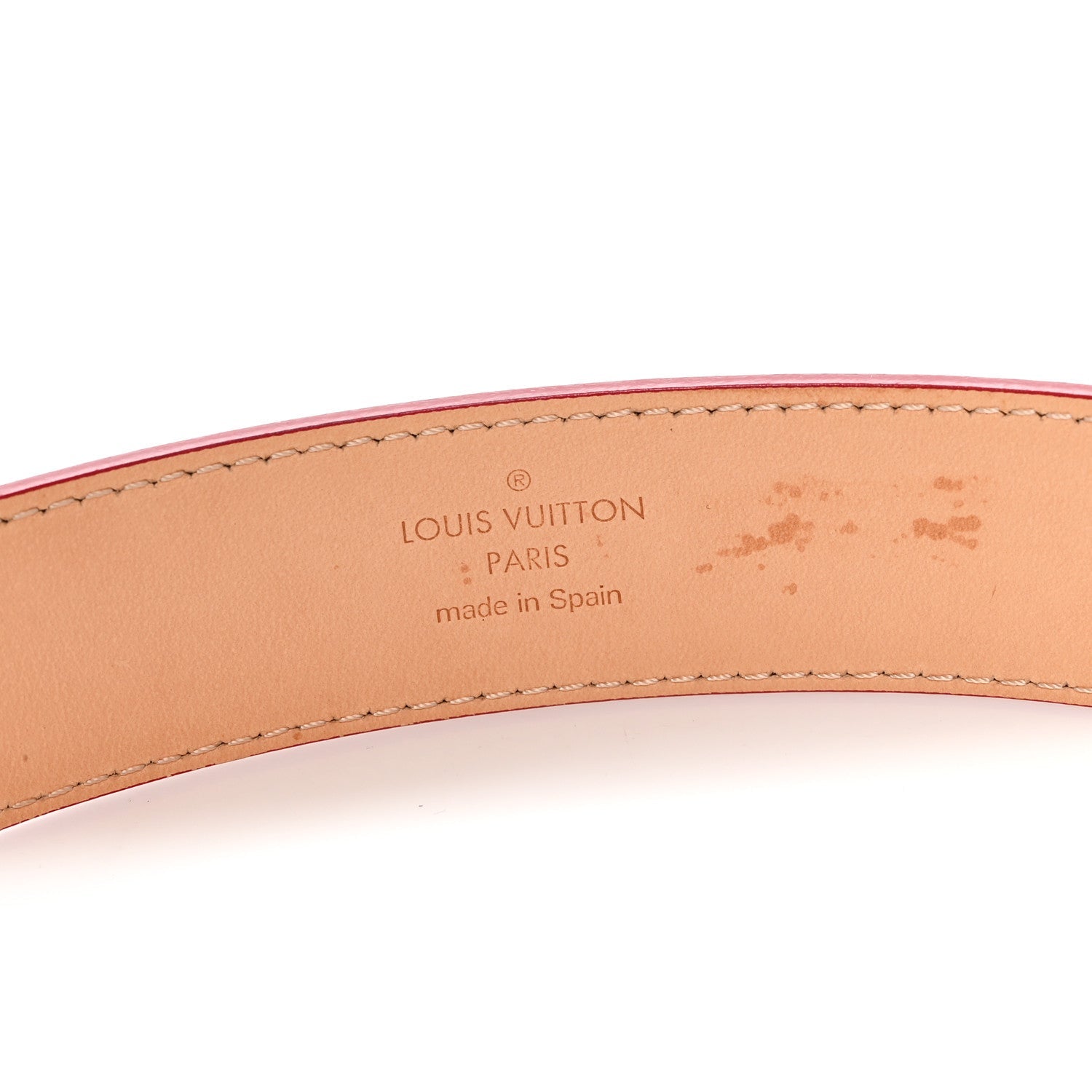 Louis Vuitton Vernis Ceinture 30mm Belt 90 36 Rouge