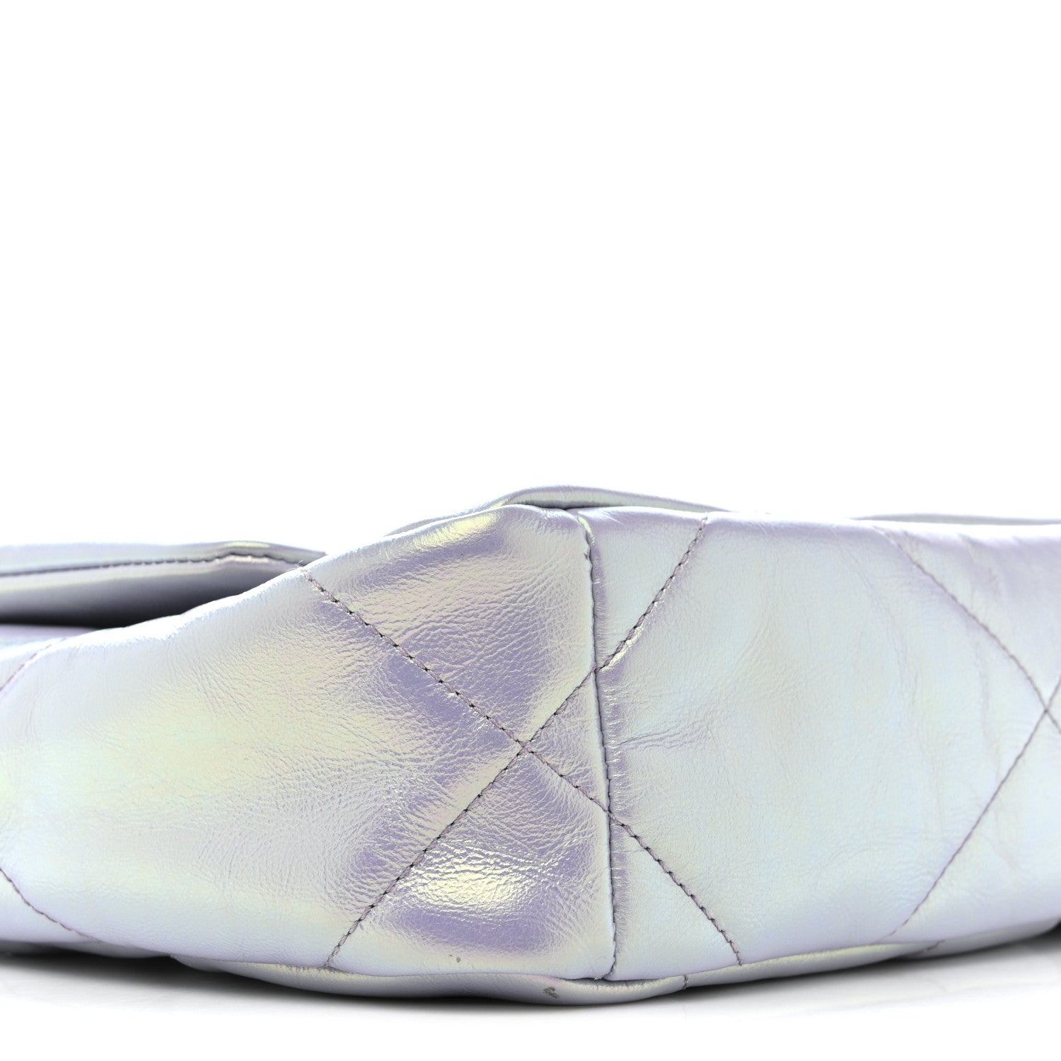 Chanel Iridescent Calfskin Quilted Medium Chanel 19 Flap Light Purple Blue