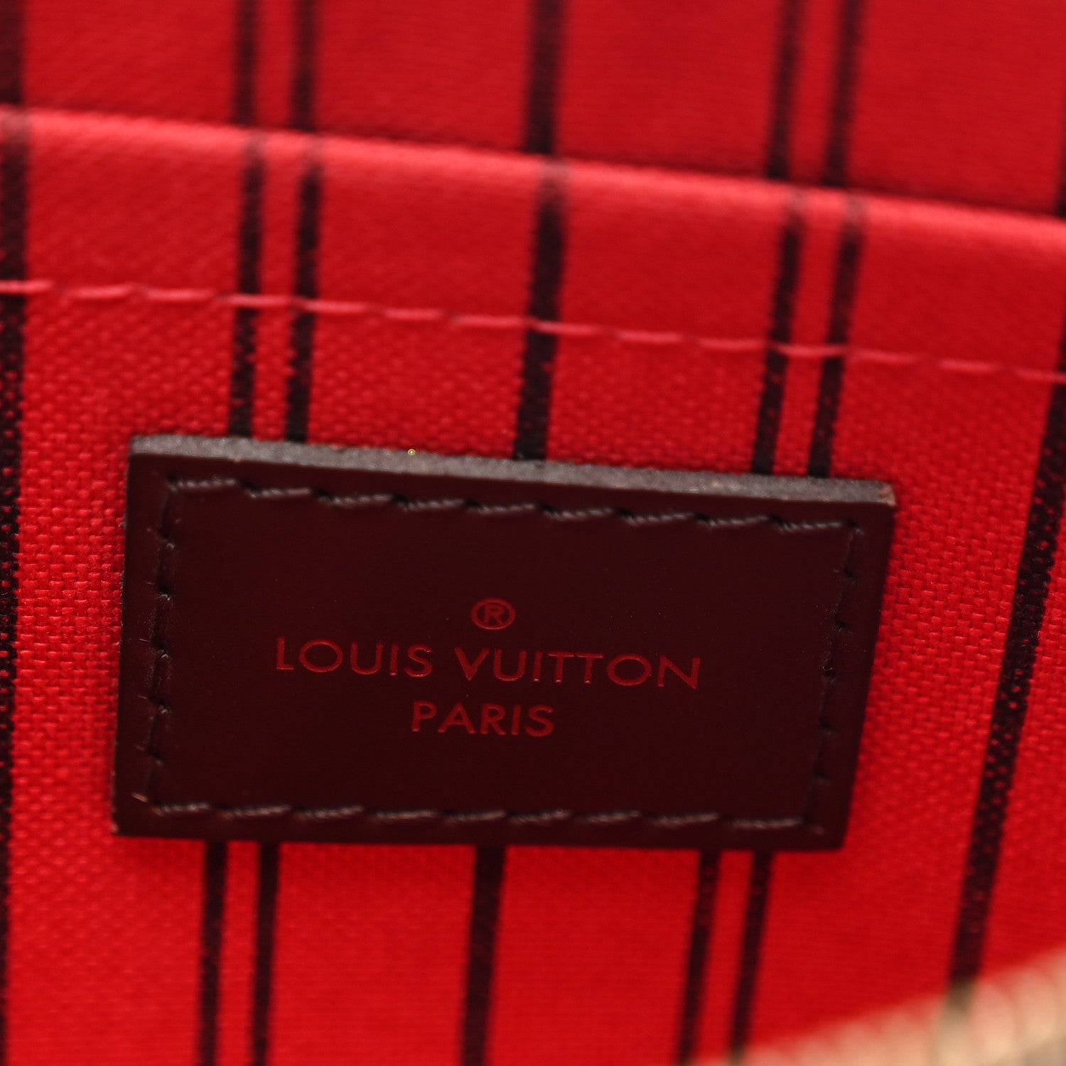Louis Vuitton Damier Ebene Neverfull MM GM Pochette