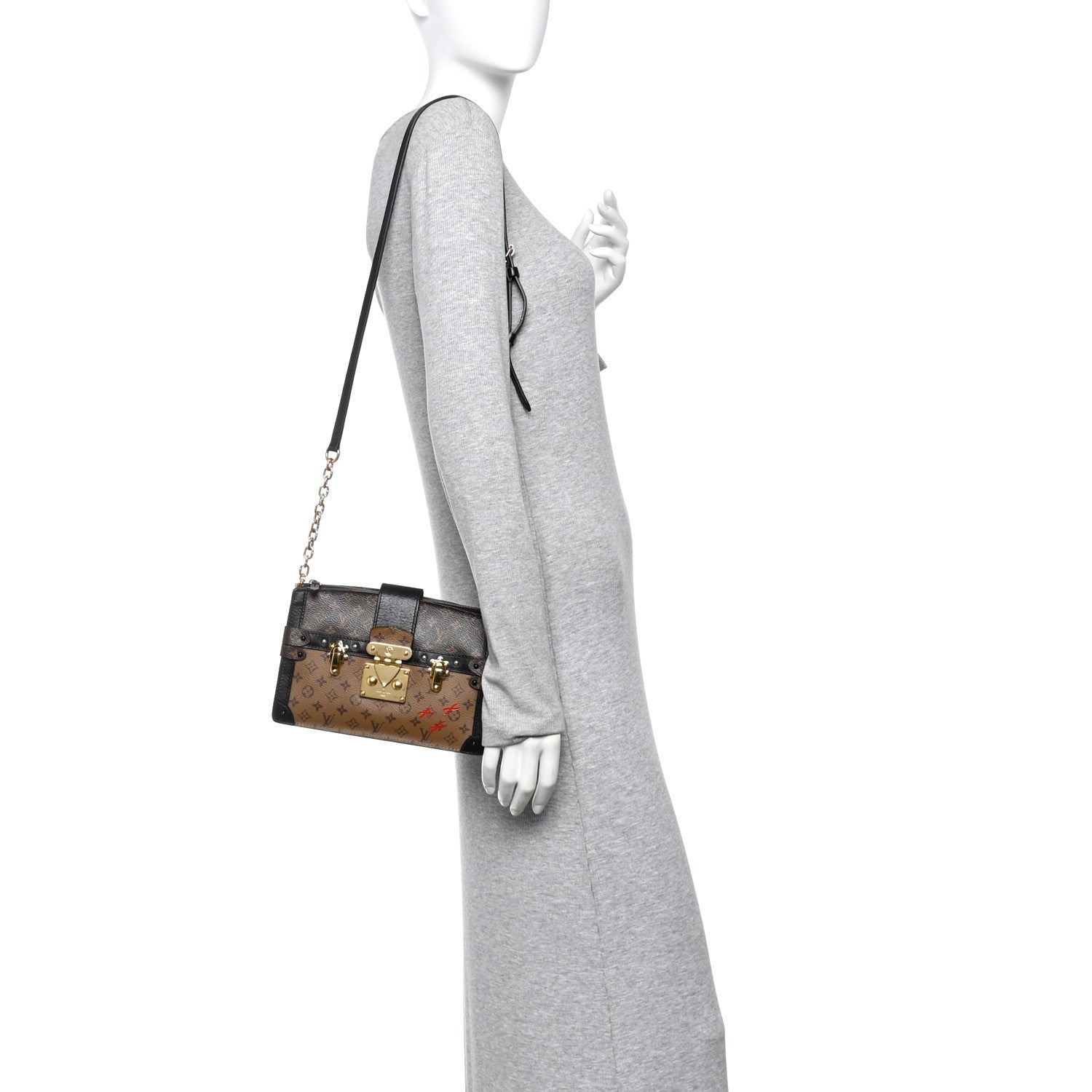 Louis Vuitton Reverse Monogram Trunk Clutch