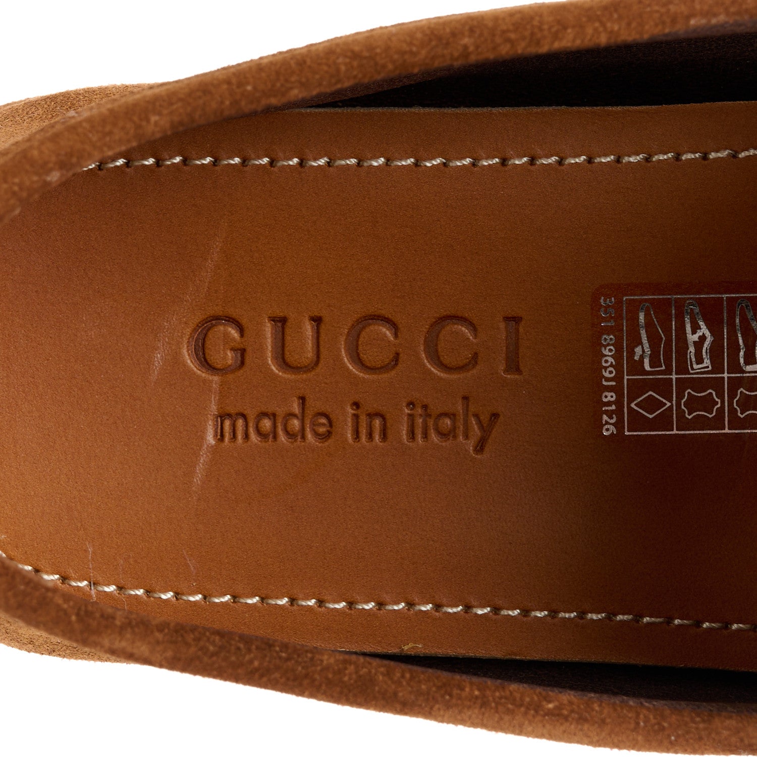Gucci Suede Mens Horsebit Driver Loafers 9 Cuir
