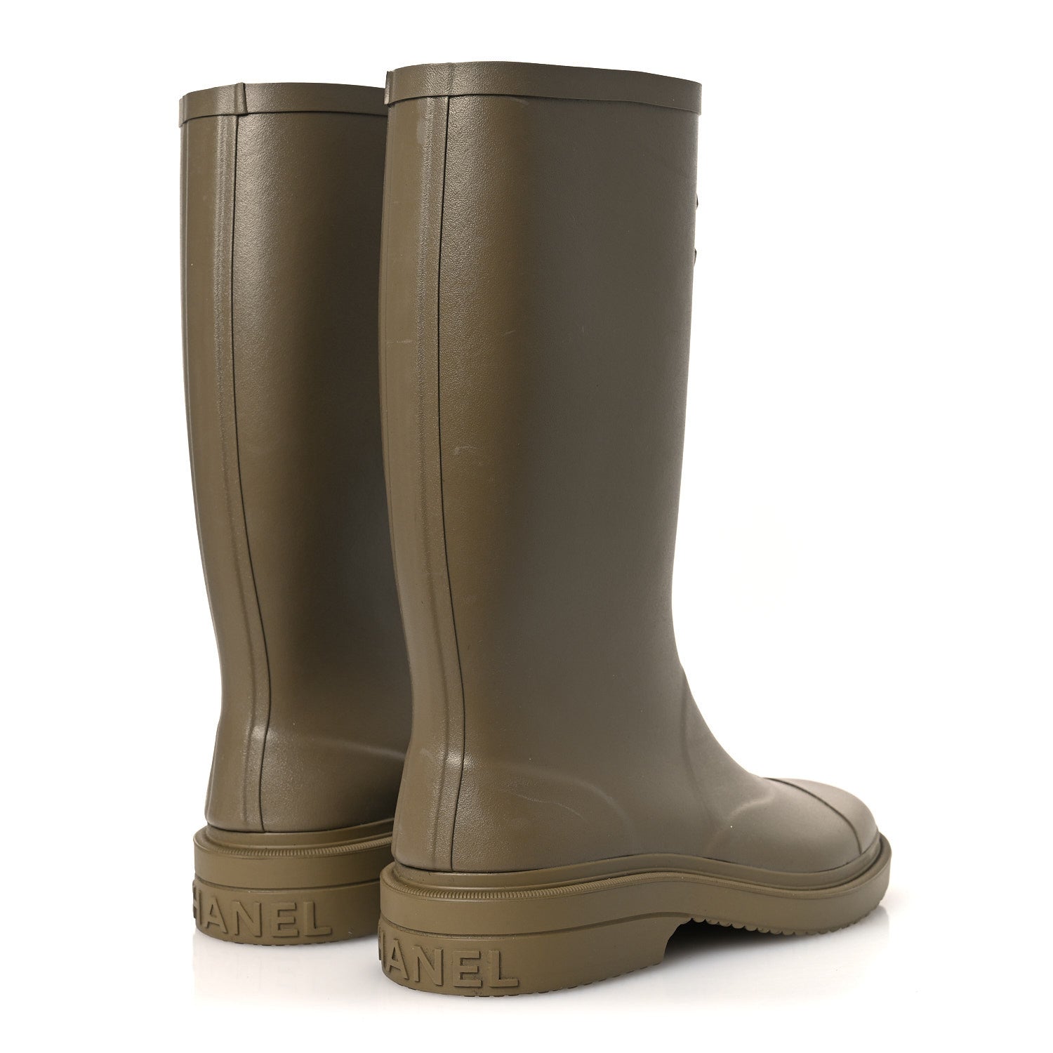 Caoutchouk CC High Boots 39 Dark Beige
