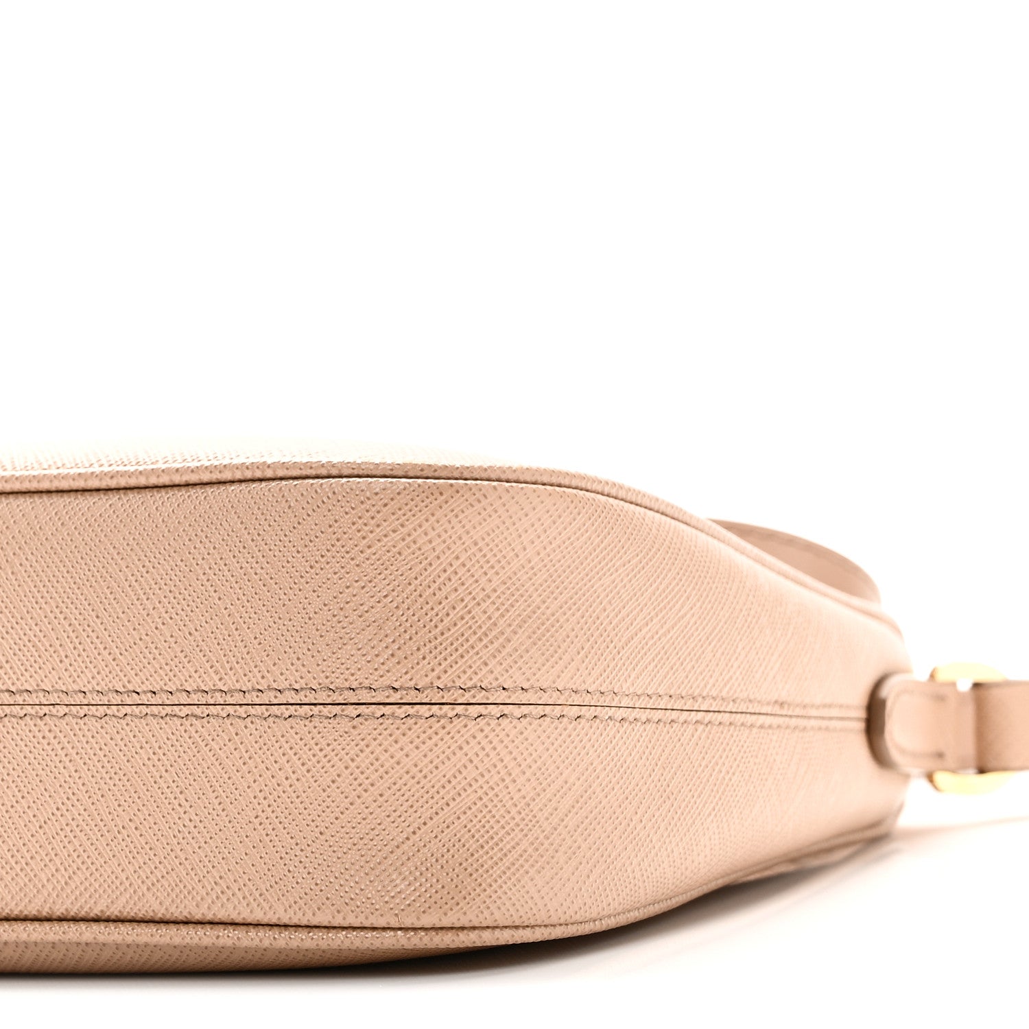 Prada Saffiano Lux Re-Edition Mini Shoulder Bag Cammeo