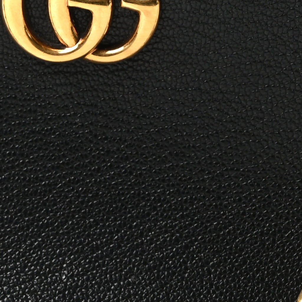 Gucci Goatskin Small Aphrodite Shoulder Bag Black