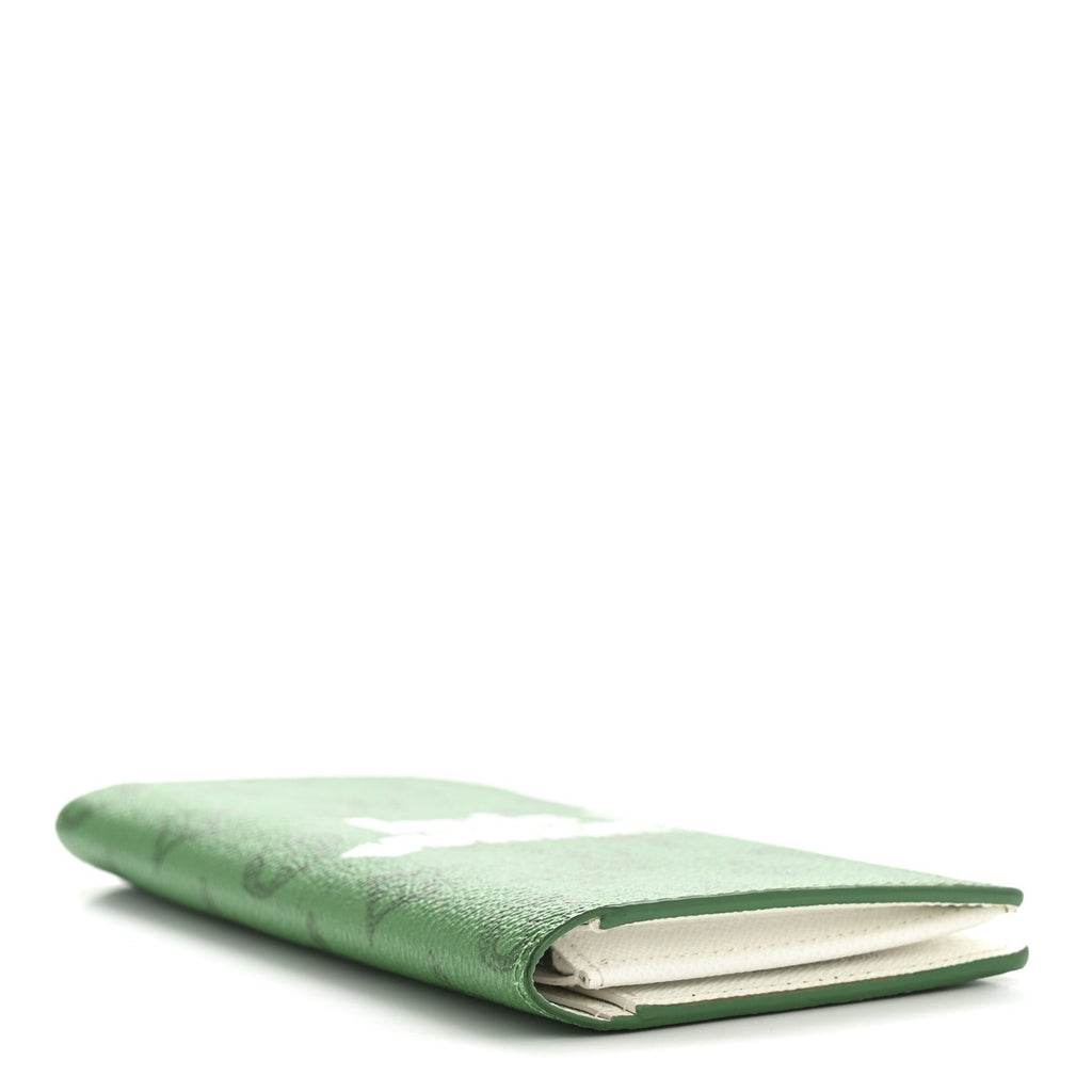 Louis Vuitton Vintage Monogram Brazza Wallet Green