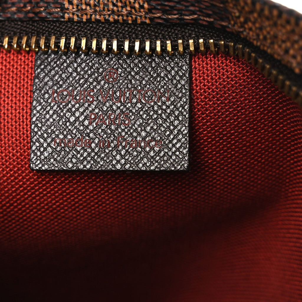 Louis Vuitton Damier Ebene Trousse Make Up Bag Pochette