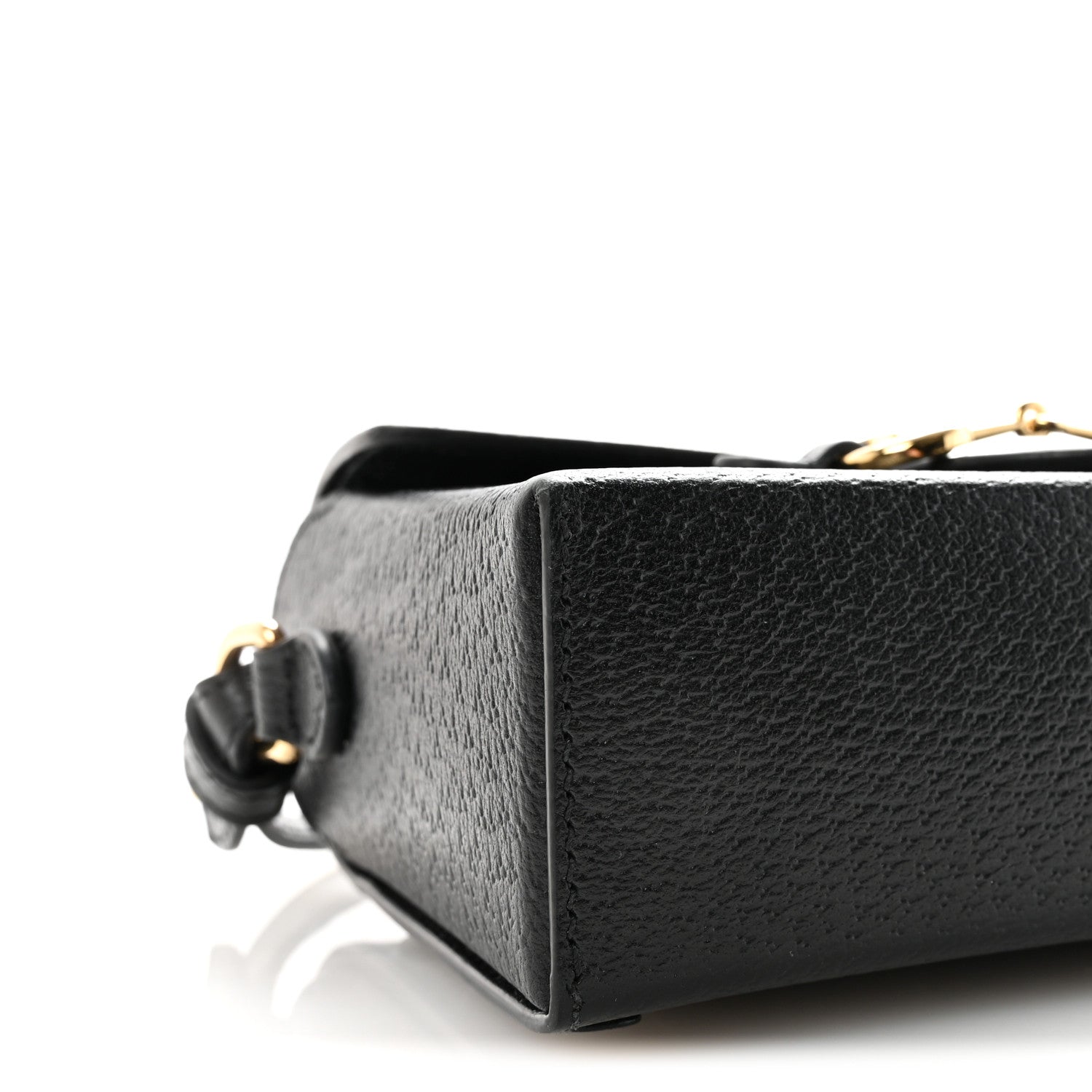 Gucci Calfskin Horsebit 1955 Shoulder Bag Black