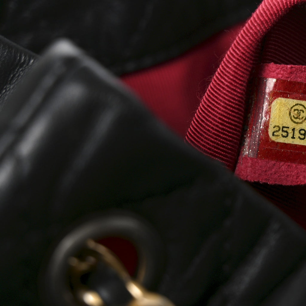 Chanel Aged Calfskin Quilted Small Gabrielle Backpack Black