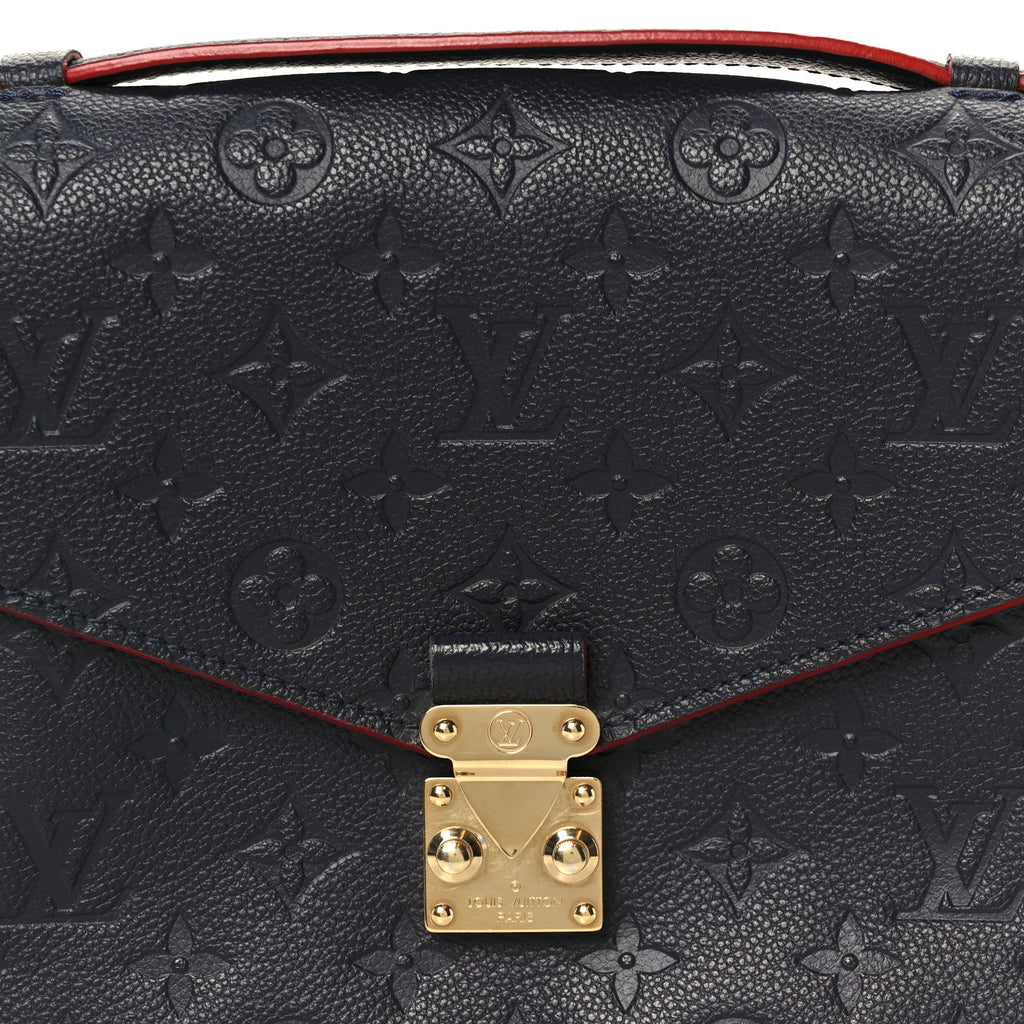 Louis Vuitton Empreinte Pochette Metis Marine Rouge