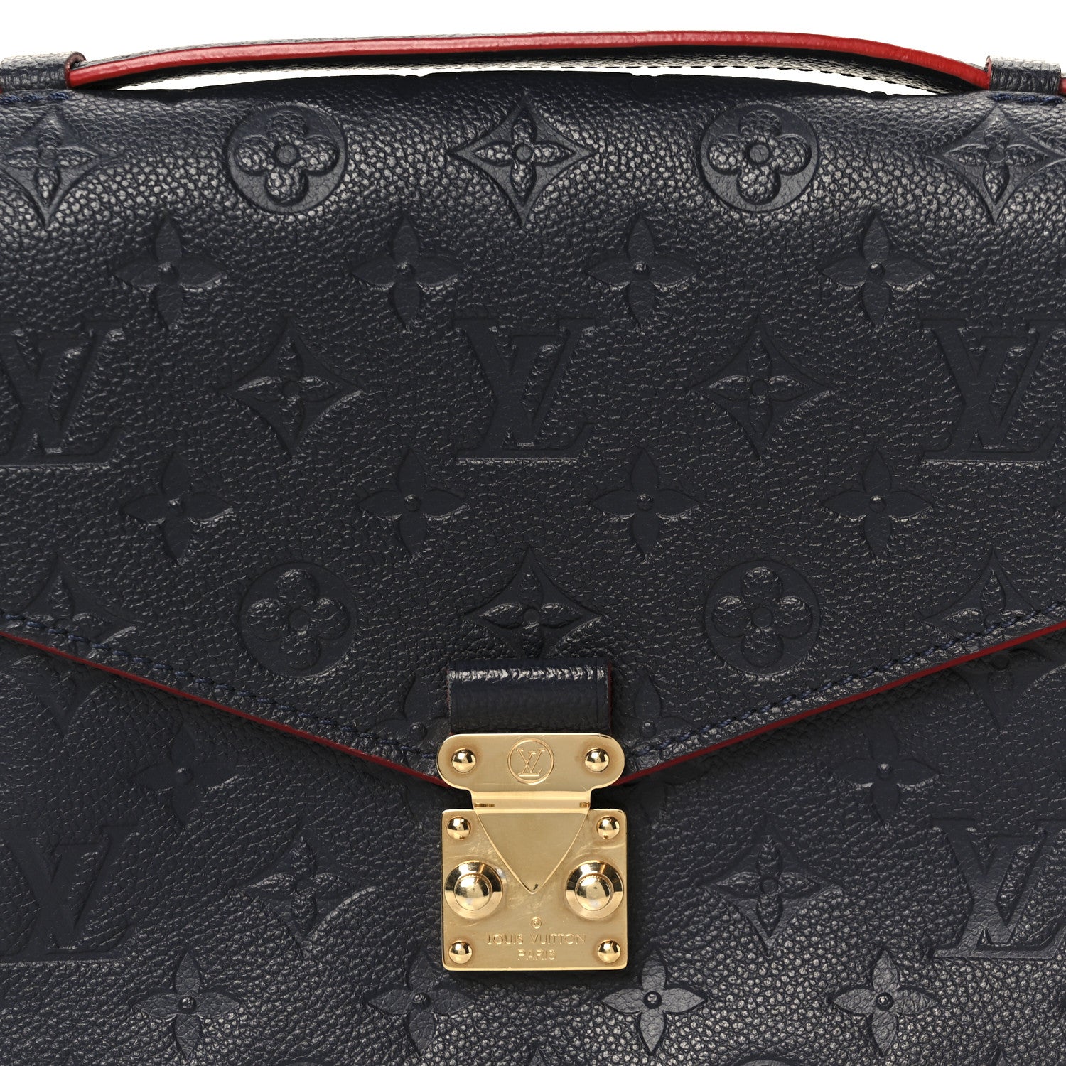 Louis Vuitton Empreinte Pochette Metis Marine Rouge