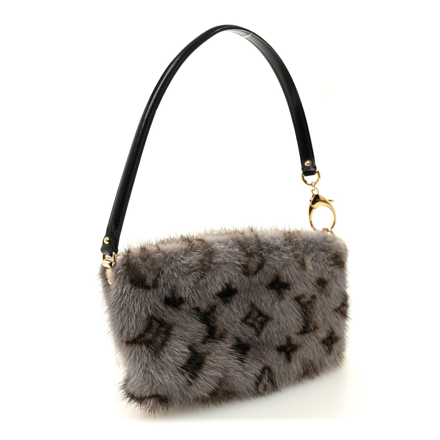 Louis Vuitton Monogram Mink Vison Milla MM Grey